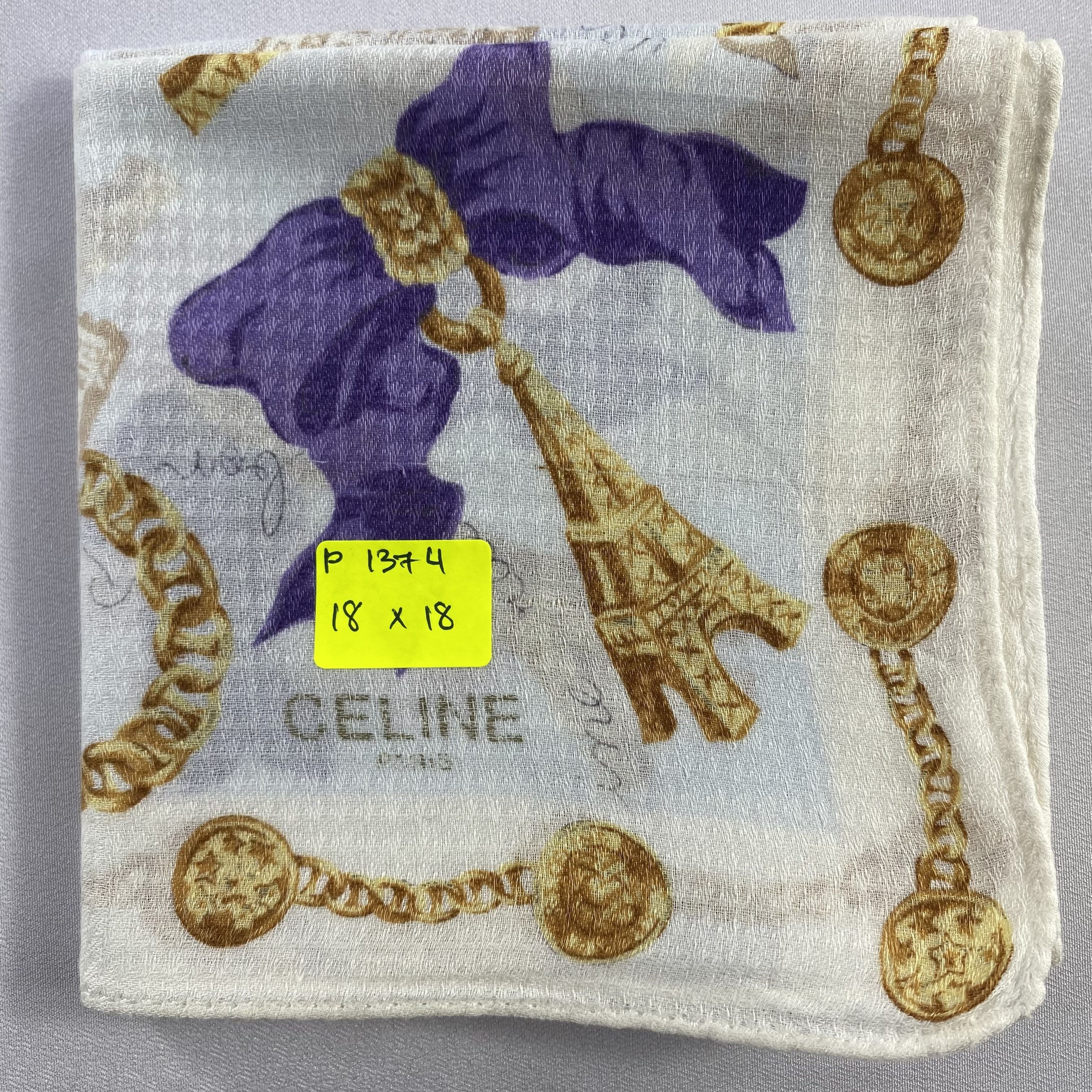 Celine × Vintage Celine Handkerchief / Neckerchief / Bandana Size ONE SIZE - 5 Thumbnail