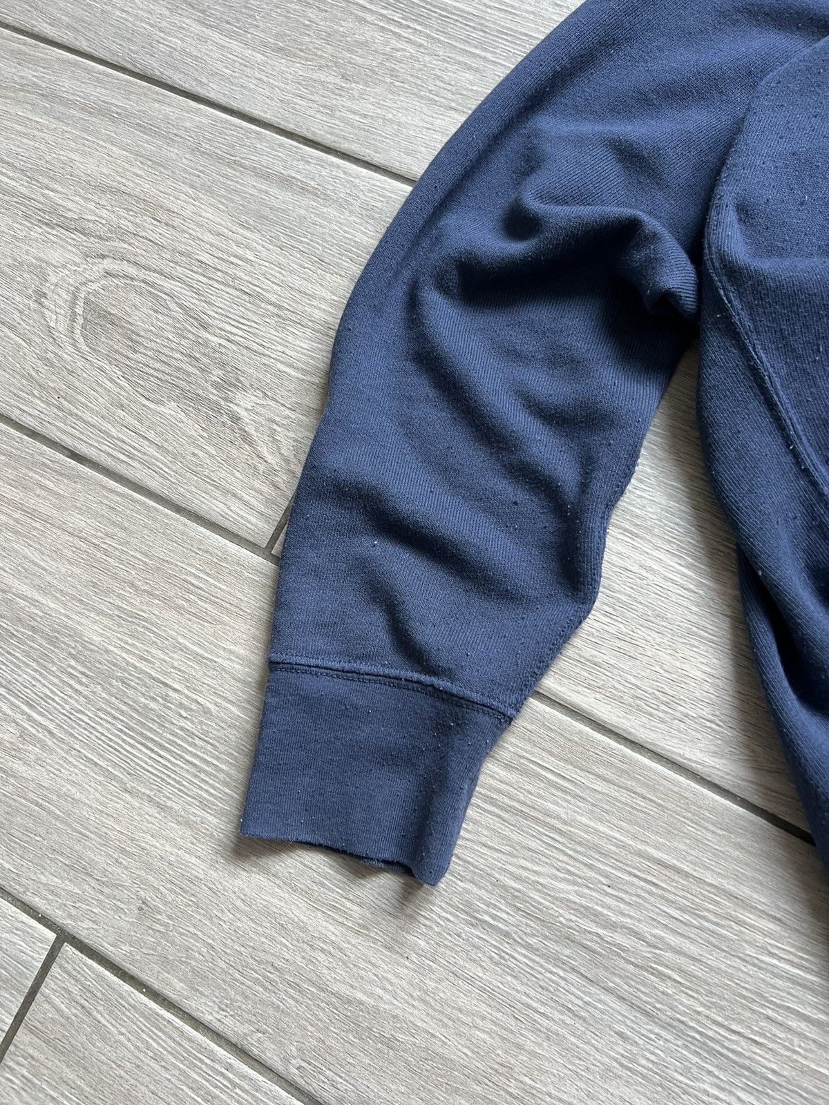 Vintage Polo Ralph Lauren Fleece Hoodie Blue Hooded M Size Size US M / EU 48-50 / 2 - 10 Thumbnail