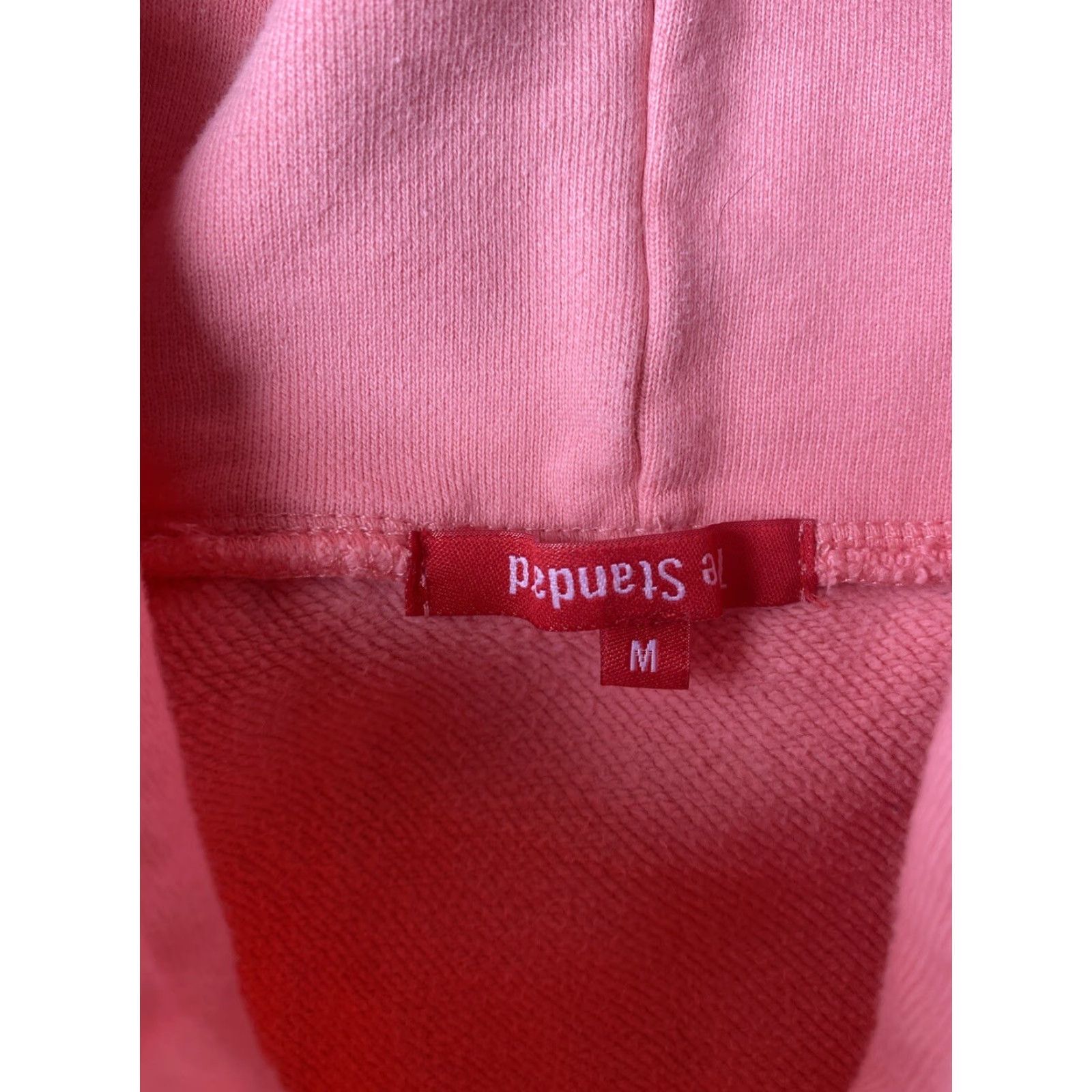 Vintage VINTAGE The Standard Label Privacy Please Pullover Hoodie Sweatshirt Pink M Size US M / EU 48-50 / 2 - 2 Thumbnail