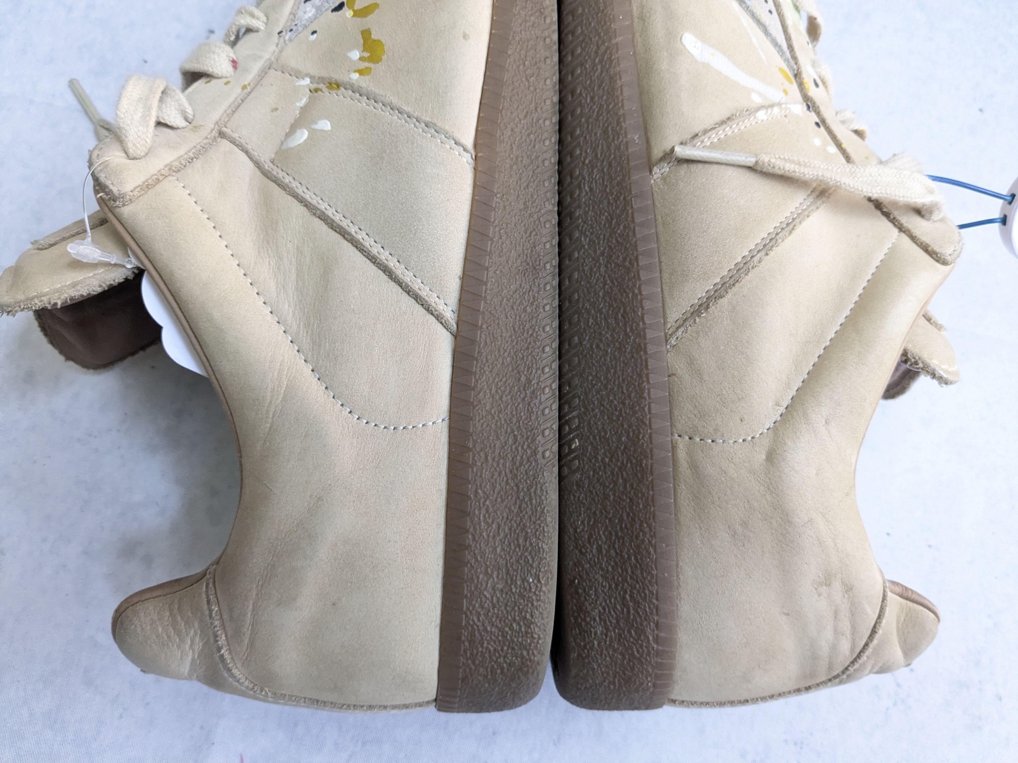 Maison Margiela Maison Margiela Replica GAT 11 44 Paint Splatter Beige Size US 11 / EU 44 - 12 Thumbnail