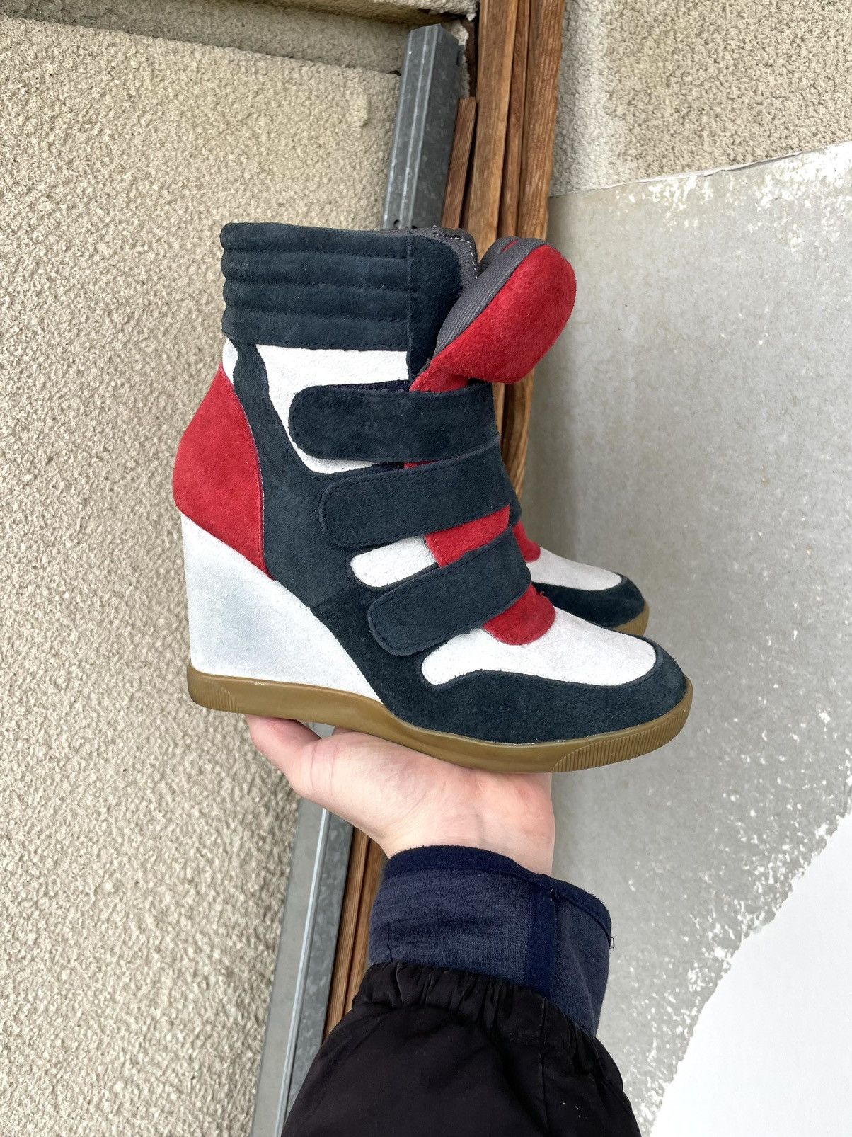 Isabel Marant Isabel Marant Style Bowie Wedge Sneakers Hi Top Shoes Sz 38 Size US 8 / IT 38 - 2 Thumbnail
