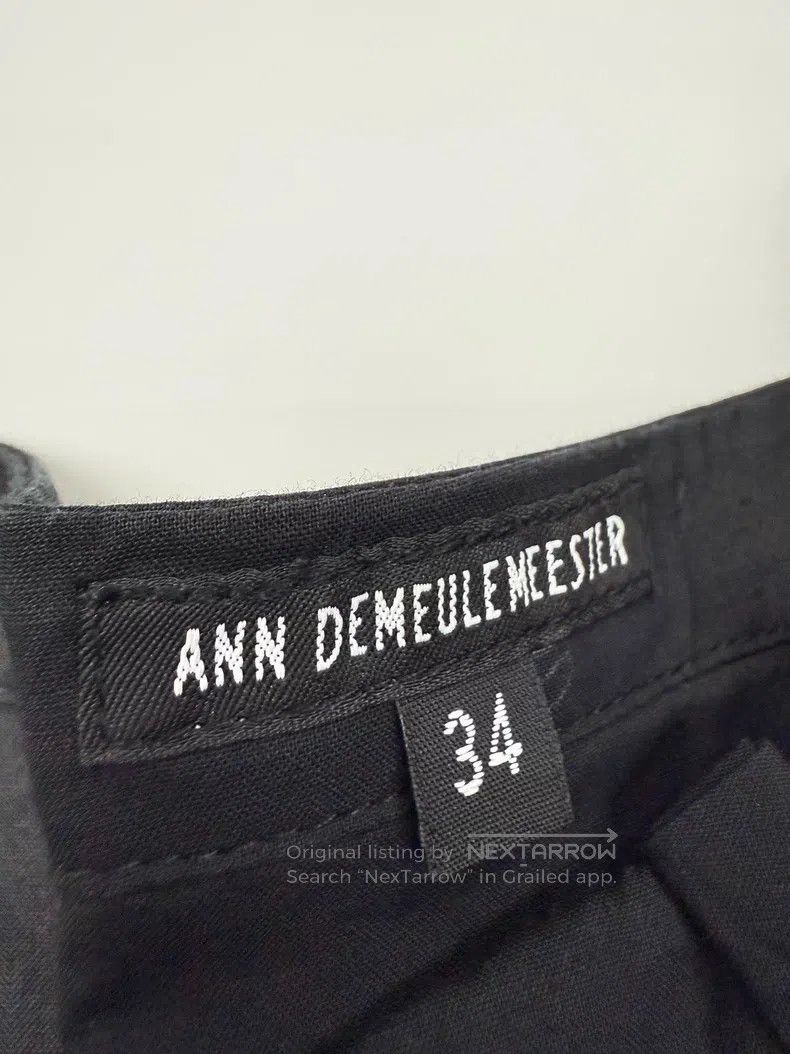 Ann Demeulemeester Ann Demeulemeester Black pleated shirt dress Size XXS / US 00 / IT 34 - 7 Thumbnail