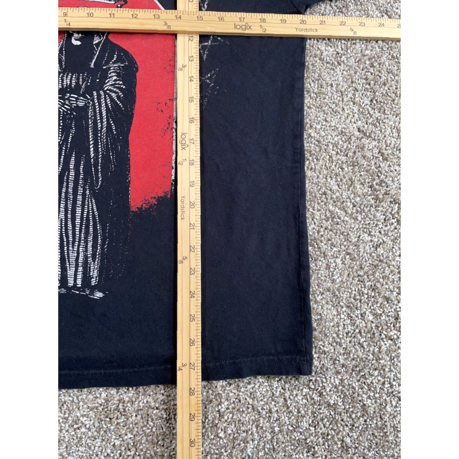 Vintage VINTAGE Blackcraft Cult Grim Reaper T-Shirt Adult Medium Black Graphic Print Goth Skull Cotton Size US M / EU 48-50 / 2 - 7 Thumbnail