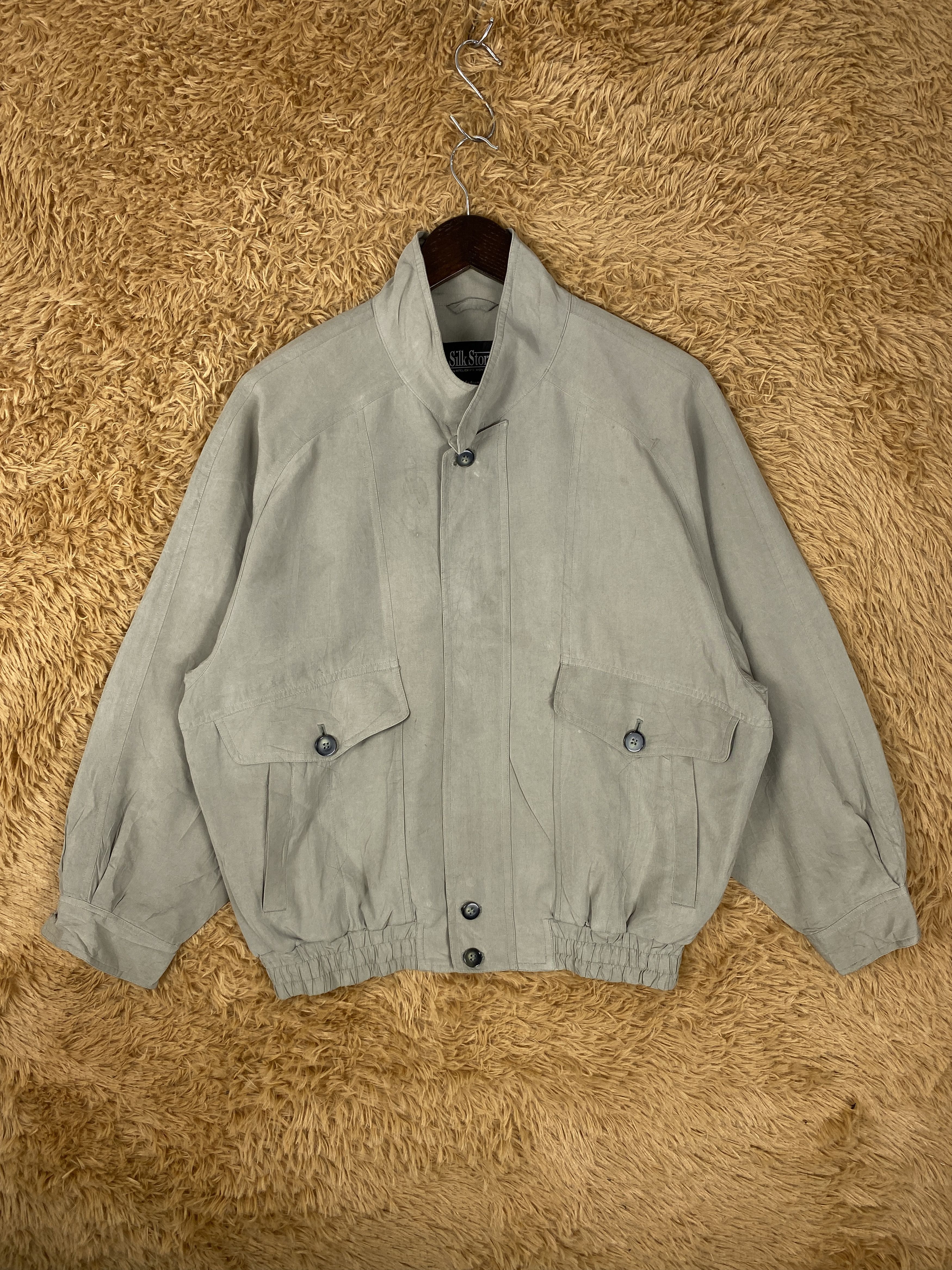 Japanese Brand Vintage Silk Story Jacket 90s Style J2148 Size US S / EU 44-46 / 1 - 1 Thumbnail