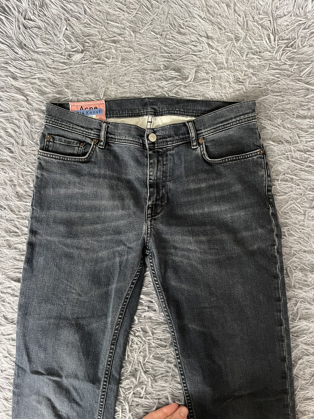 Acne Studios Acne Studios Bla konst avant garde skinny fit graphite jeans Size US 34 / EU 50 - 8 Thumbnail
