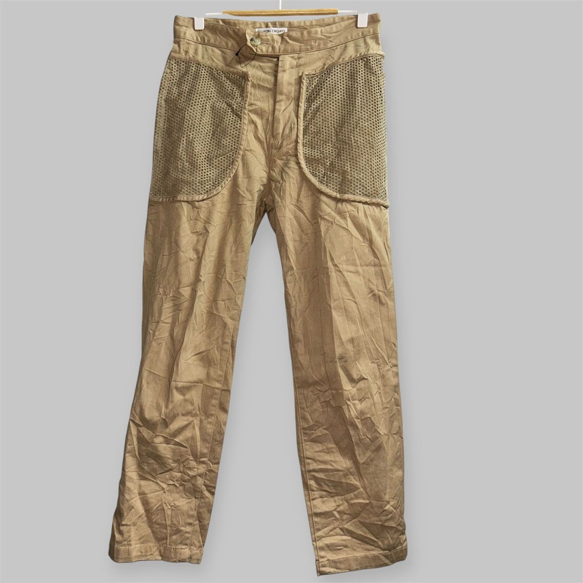 Tsumori Chisato Net Front Pocket Chino Ankle Pants Size US 30 / EU 46 - 2 Thumbnail