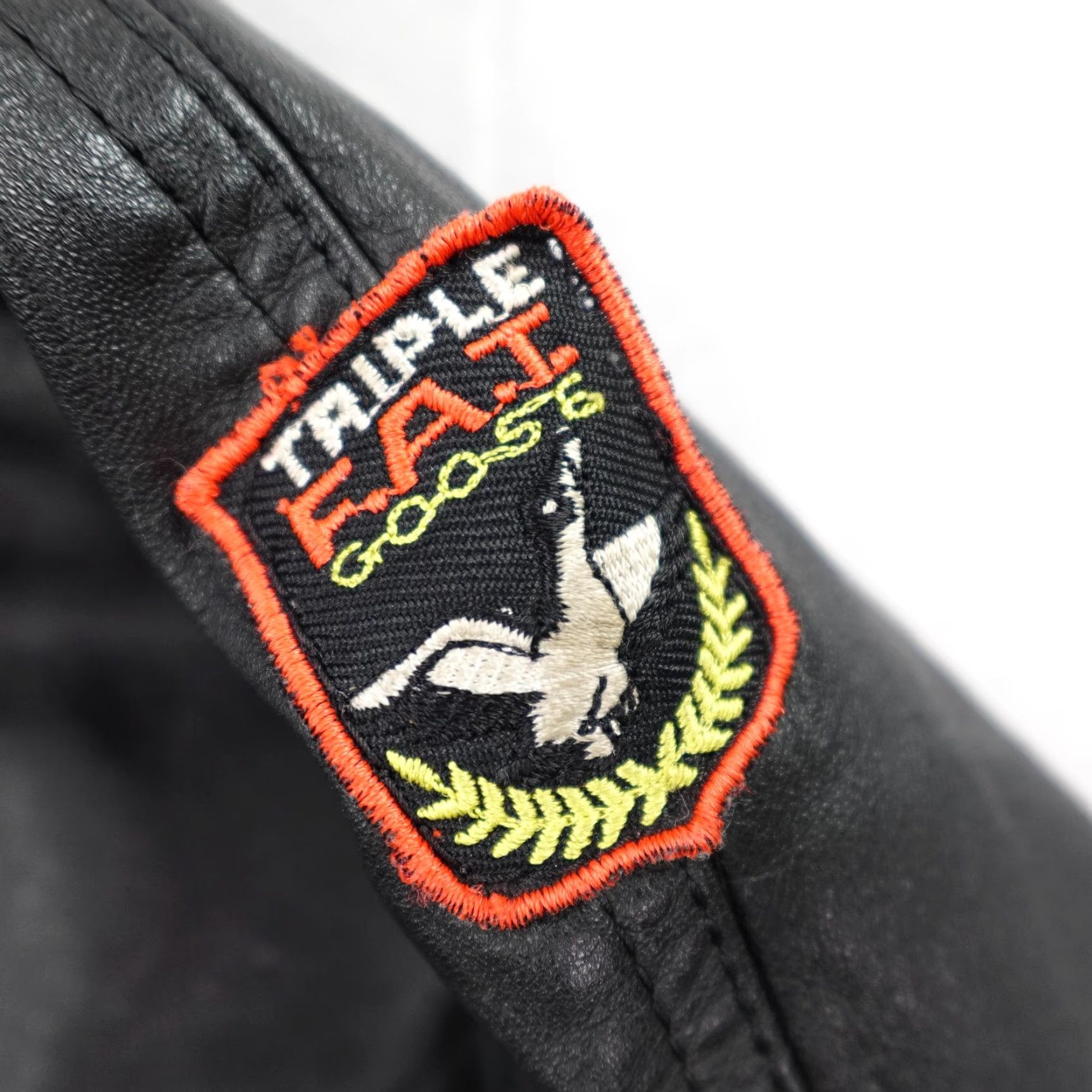 Vintage VINTAGE Triple FAT Goose Coat Mens M Black Leather Down Quilted Jacket Size US M / EU 48-50 / 2 - 5 Thumbnail