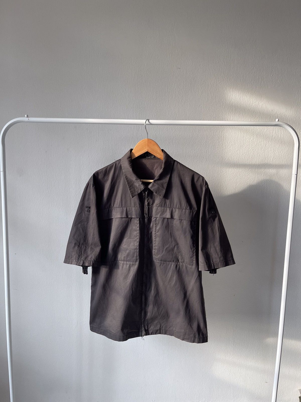 If Six Was Nine × Le Grande Bleu (L.G.B.) × Yasuyuki Ishii Yasuyuki Ishii ‘Exalt Of Violence’ Two Pocket Zip Shirt Size US M / EU 48-50 / 2 - 4 Thumbnail