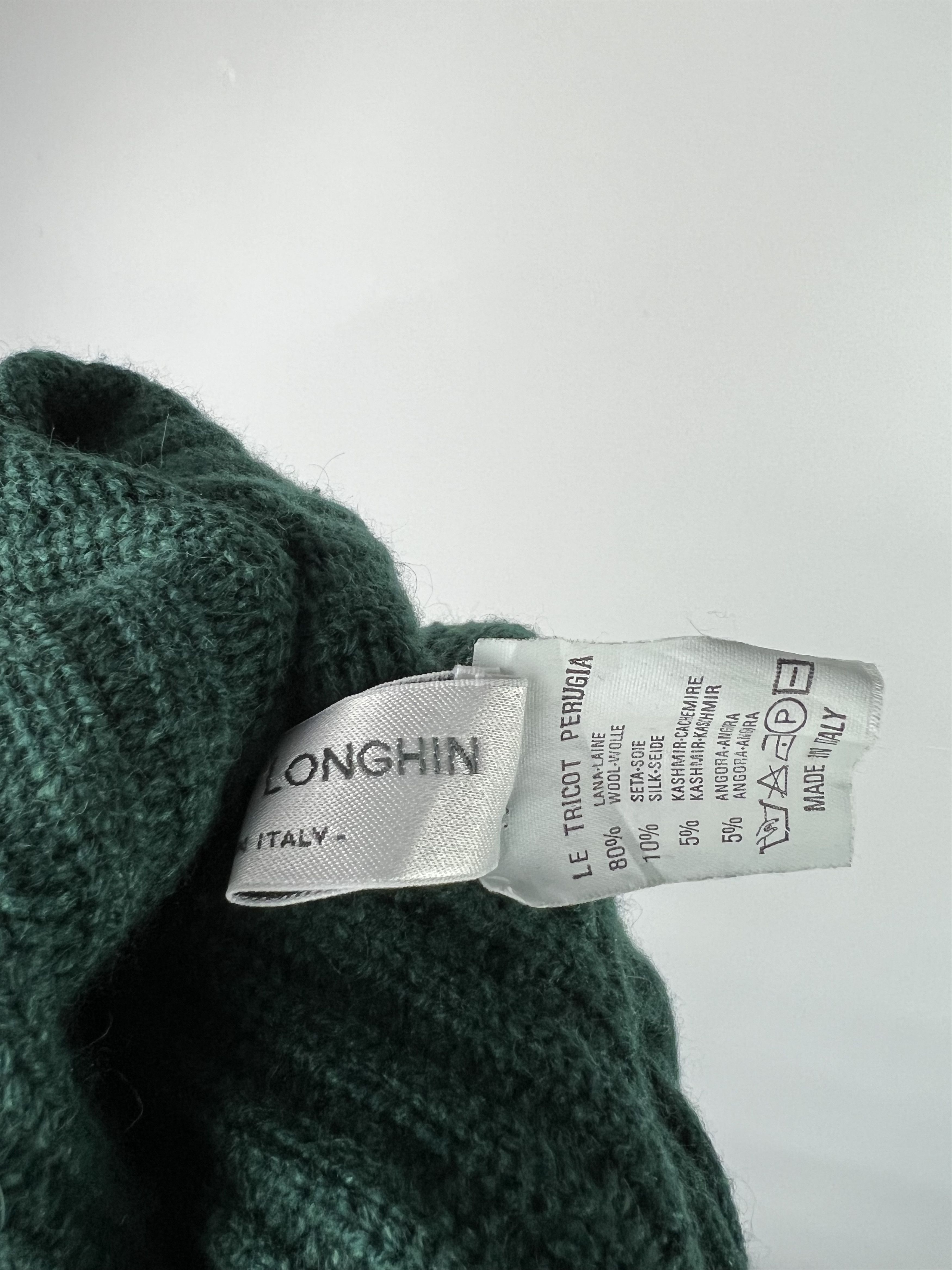 Other Le Tricot Longhin Perugia Turtleneck Ribbed Sweater Knitted Size S / US 4 / IT 40 - 5 Thumbnail