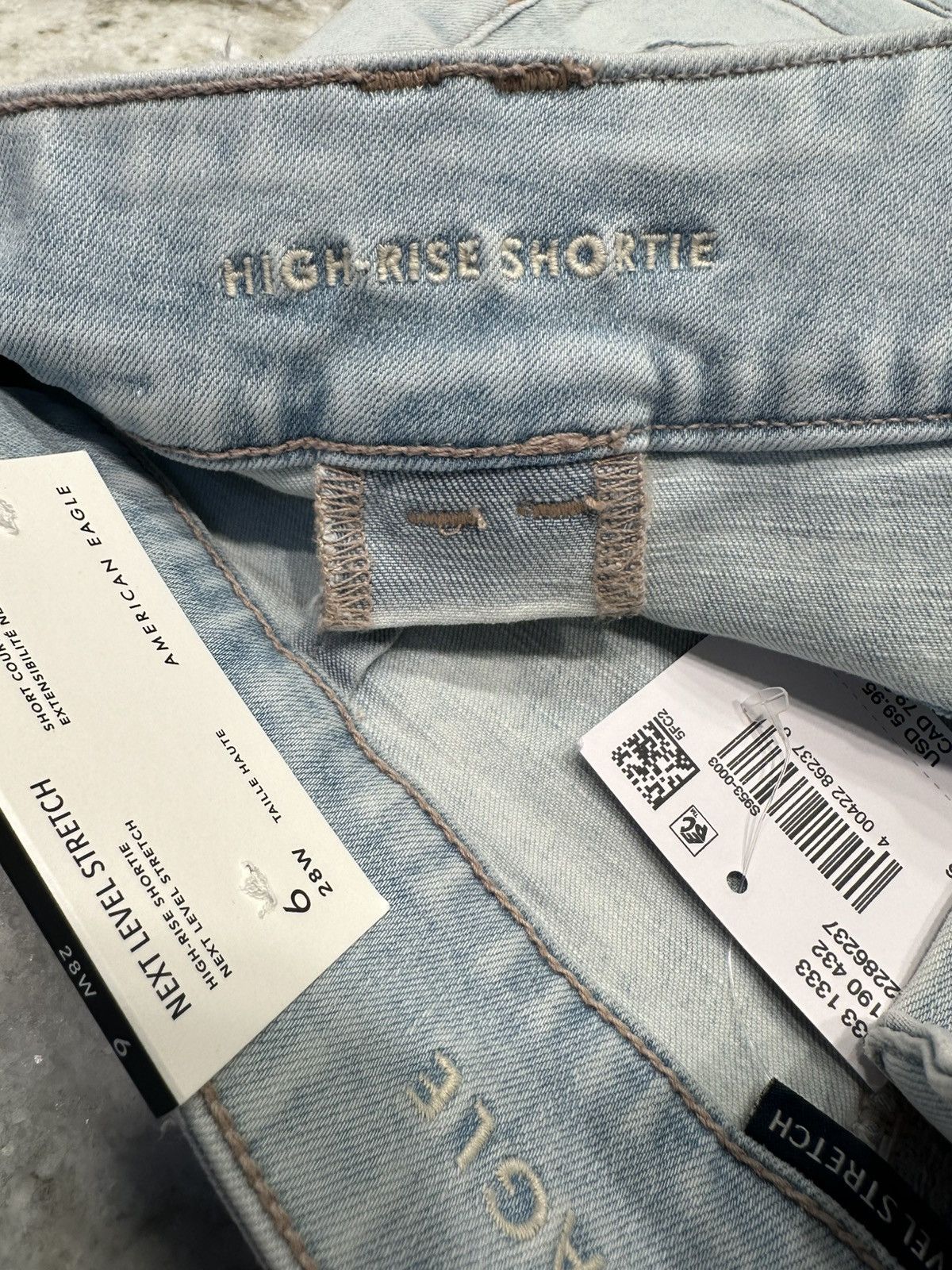 American Eagle Outfitters American Eagle High Rise Shortie Size 28" / US 6 / IT 42 - 5 Thumbnail