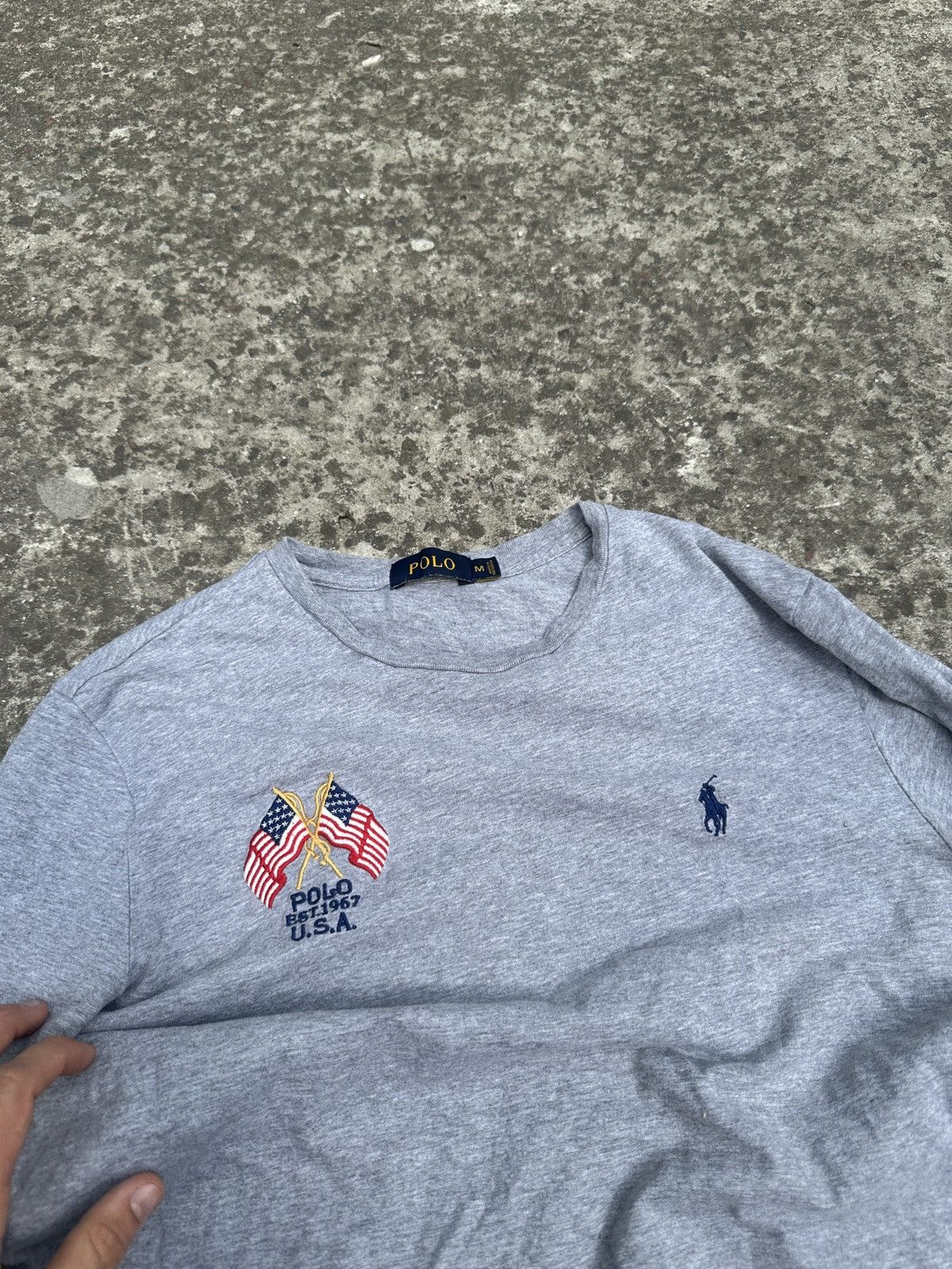 Polo Ralph Lauren Y2K Polo Ralph Lauren Rare Polo USA Small Logo Streetwear M Size US M / EU 48-50 / 2 - 2 Thumbnail