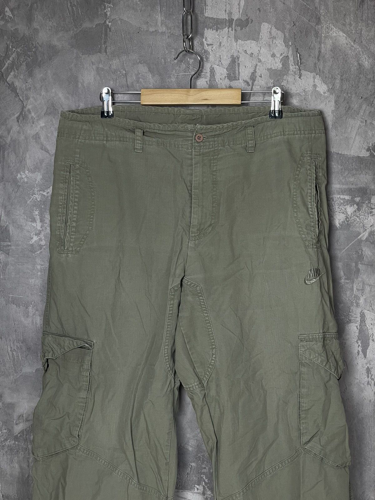 Other Vintage Cargo Pants Nike Avangarde Watanage Faded BaggyFit Size US 36 / EU 52 - 2 Thumbnail
