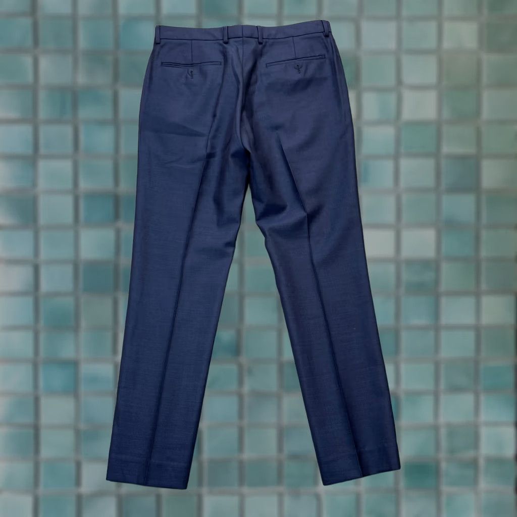 J.Crew J Crew Pants Mens Blue Bowery Slim Wool Straight Leg Dress Business 31x30 Lined Size US 31 - 1 Thumbnail