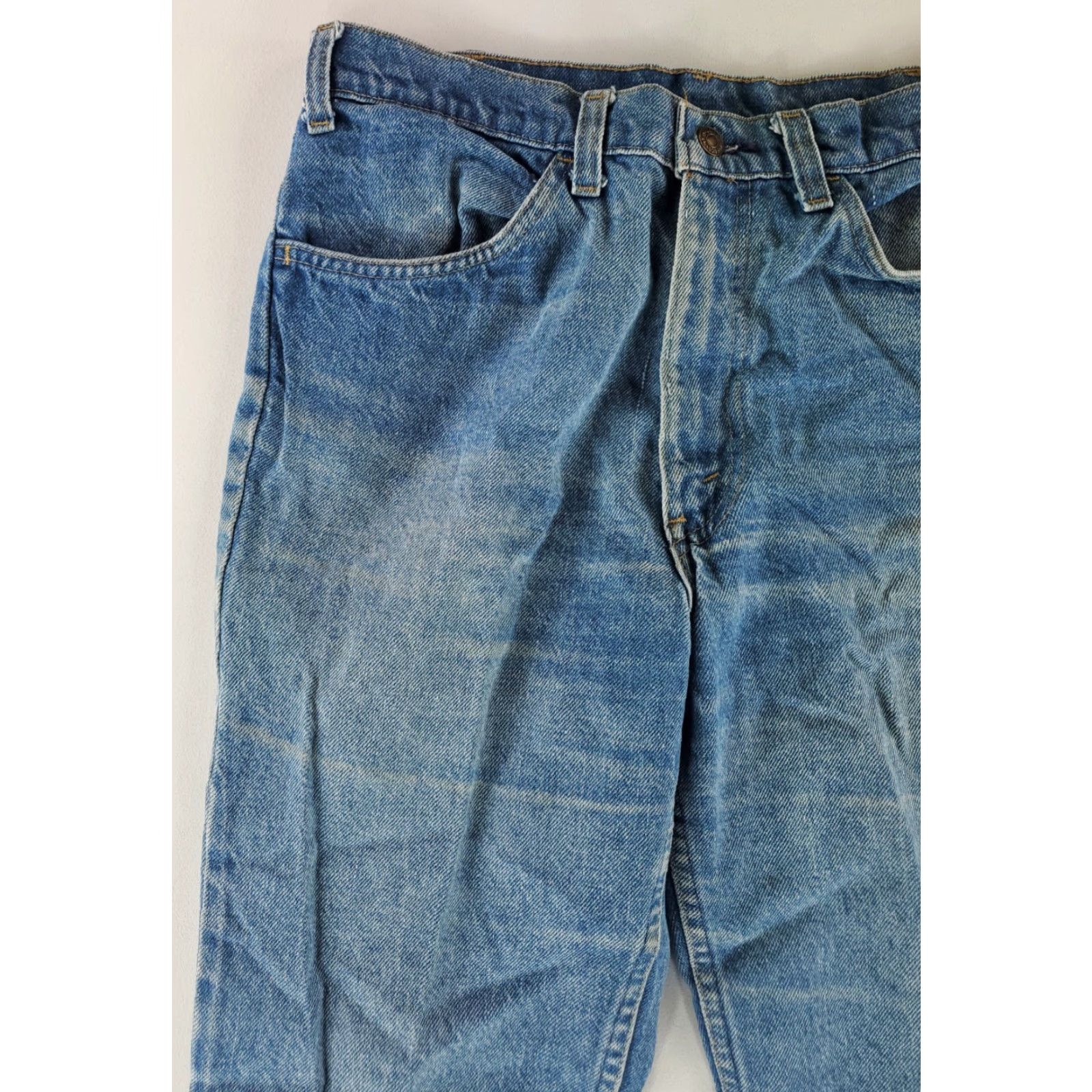 Levi's VINTAGE Levi's 646 Bell Bottoms Jeans Whiskering Talon 42 Mens 33x29 Blue Flared 70s Mens Size US 33 - 4 Thumbnail