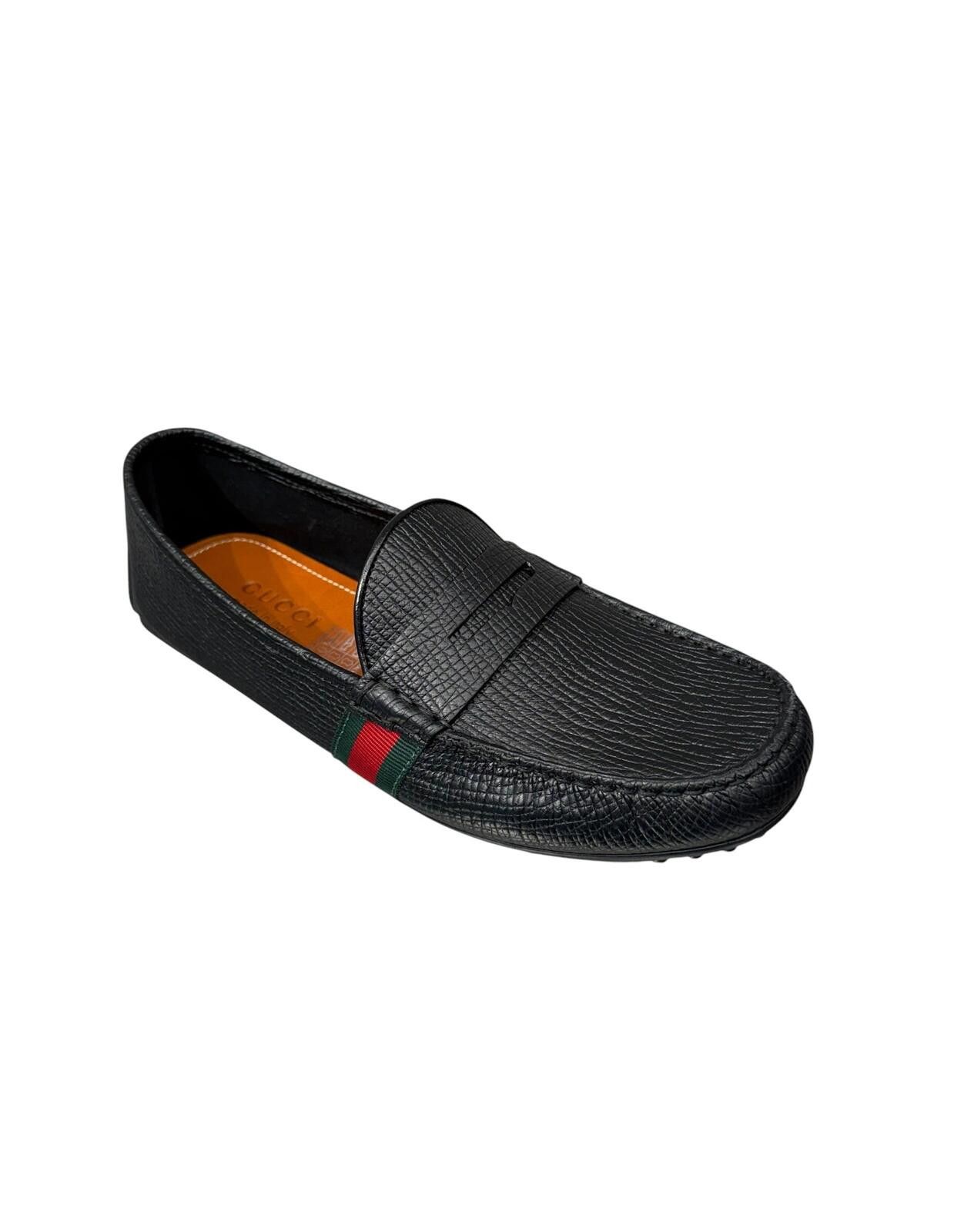 Gucci Gucci Web Leather Loafers Size ONE SIZE - 2 Thumbnail
