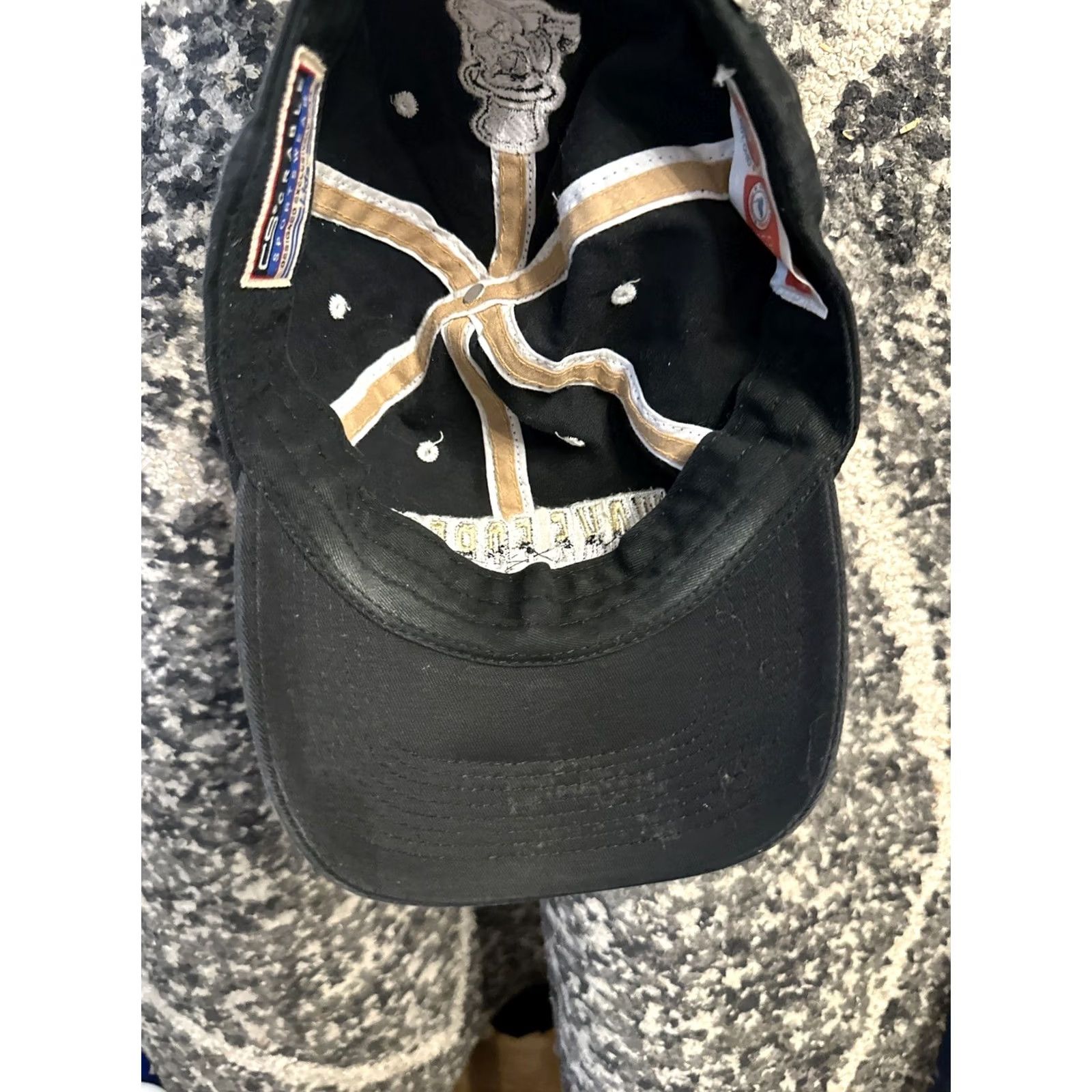Vintage Wake Forest University Strap Back Adjustable Hat Curable Sportswear Baseball Cap Canvas Black Adjustable Men Size ONE SIZE - 5 Thumbnail