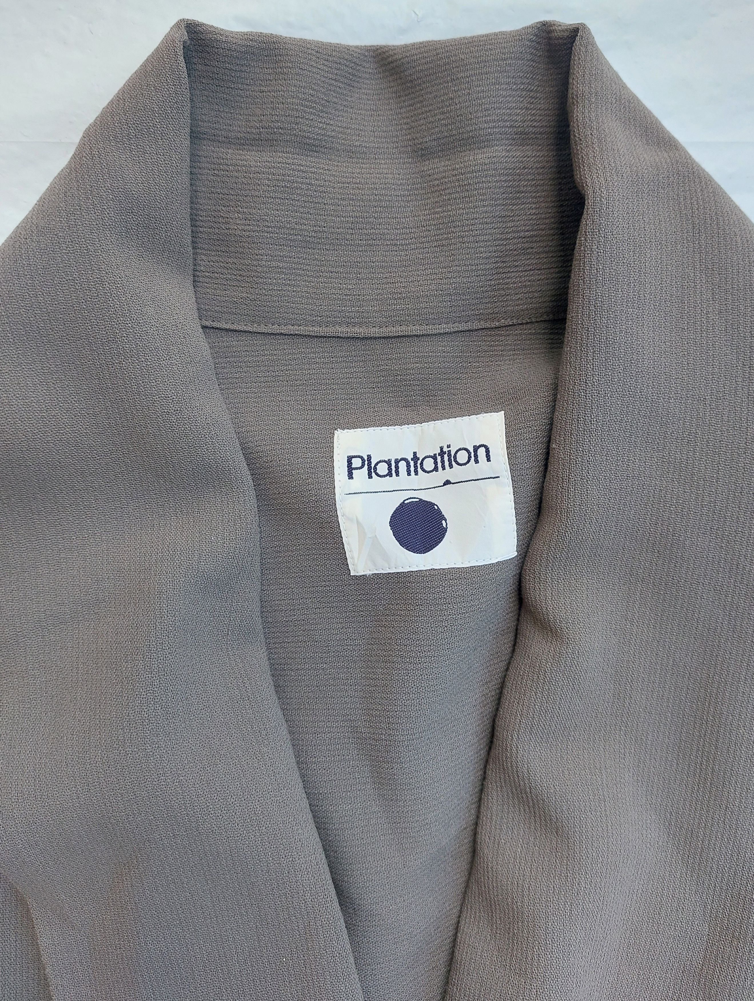 Issey Miyake PLANTATION by ISSEY MIYAKE oversized collar wool coat Size US M / EU 48-50 / 2 - 4 Thumbnail