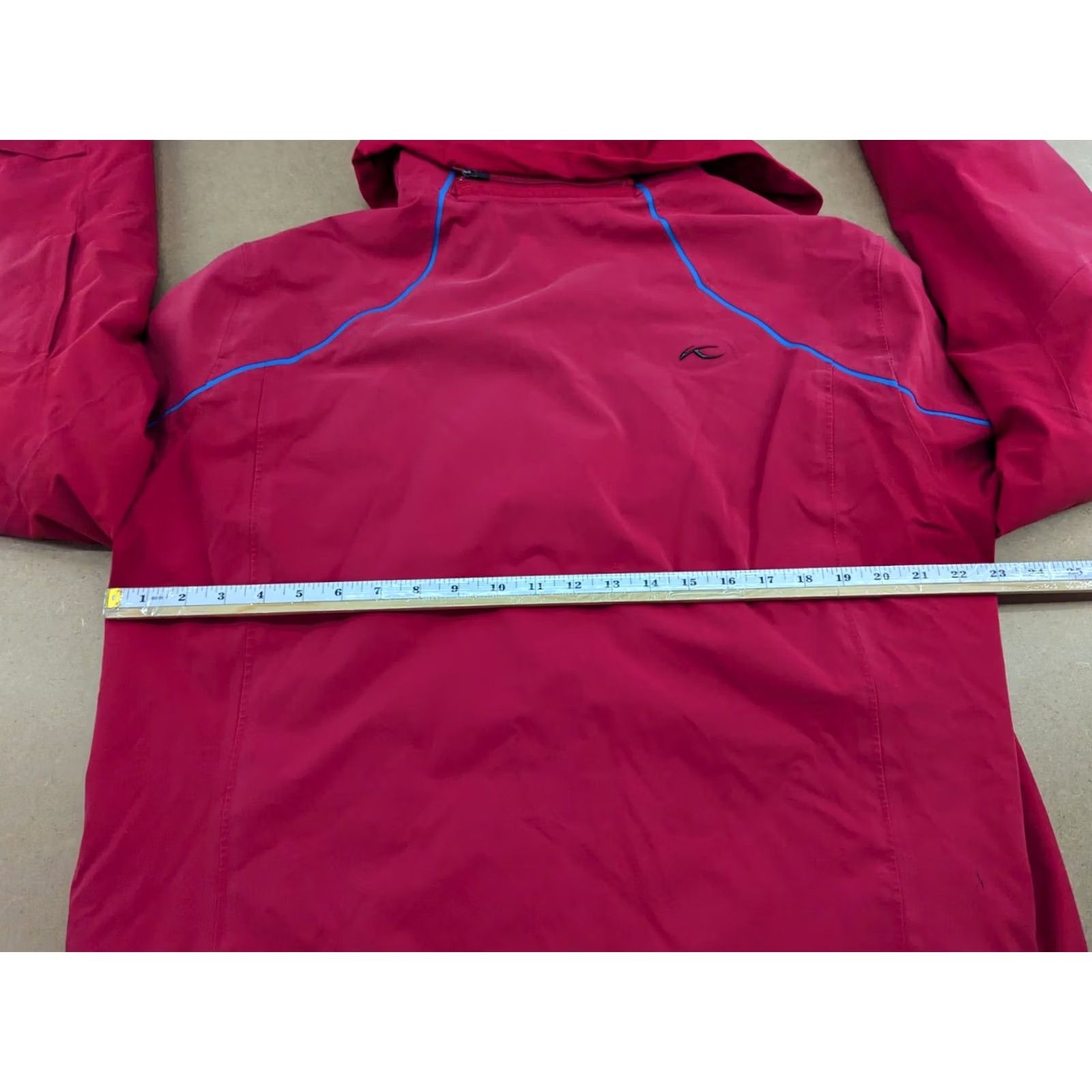 KJUS KJUS Sky Jacket Mens XL Thermo Ski Outdoor Hiking Red Hooded Water Resistant Waterproof Quick Dry Full Zip Activewear Ski Jacket Mens Red Hooded XL Size US XL / EU 56 / 4 - 5 Thumbnail