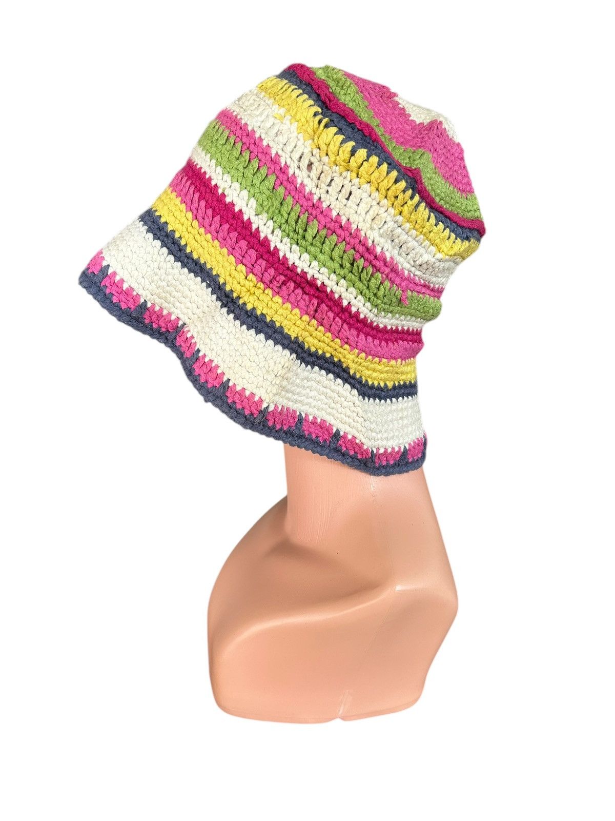 Japanese Brand × Kapital × Vintage Crochet Knitted Handmade Bucket Hats Size ONE SIZE - 2 Thumbnail