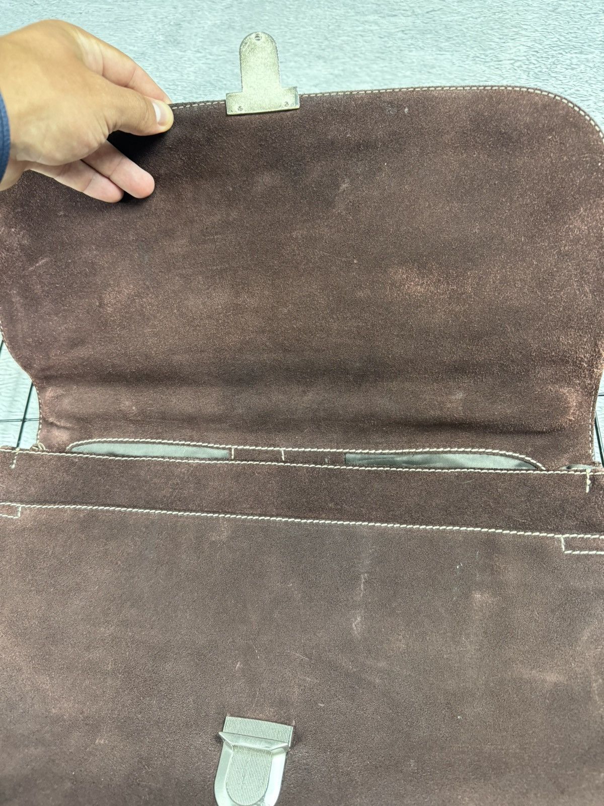 Balmain × Pierre Balmain × Vintage Pierre Balmain Paris Leather Business Bag Vintage Oldmoney Size ONE SIZE - 6 Thumbnail