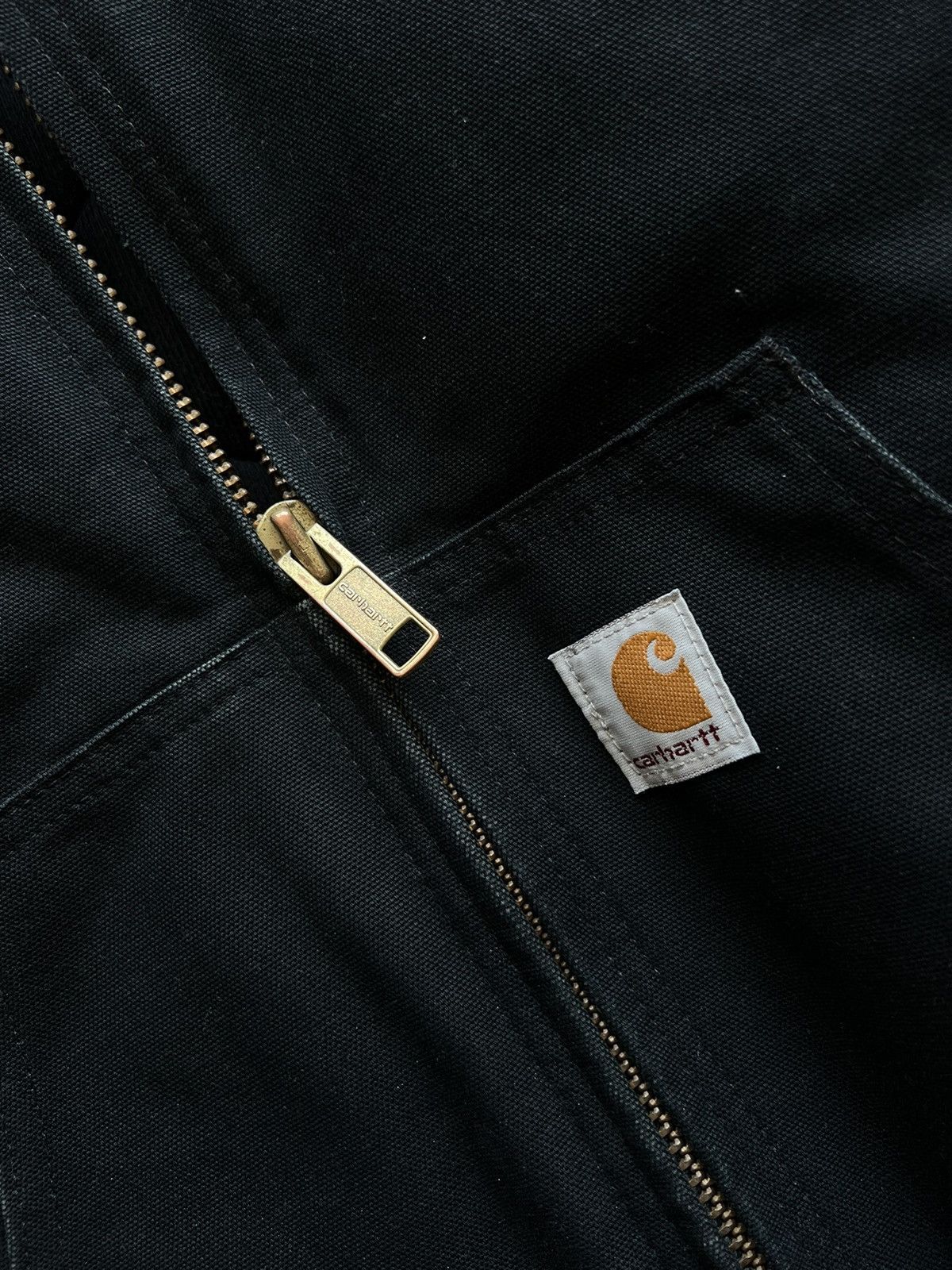 Carhartt × Carhartt Wip Carhartt Active Detroit Black Faded 2000's Vintage Jacket Size US M / EU 48-50 / 2 - 7 Thumbnail