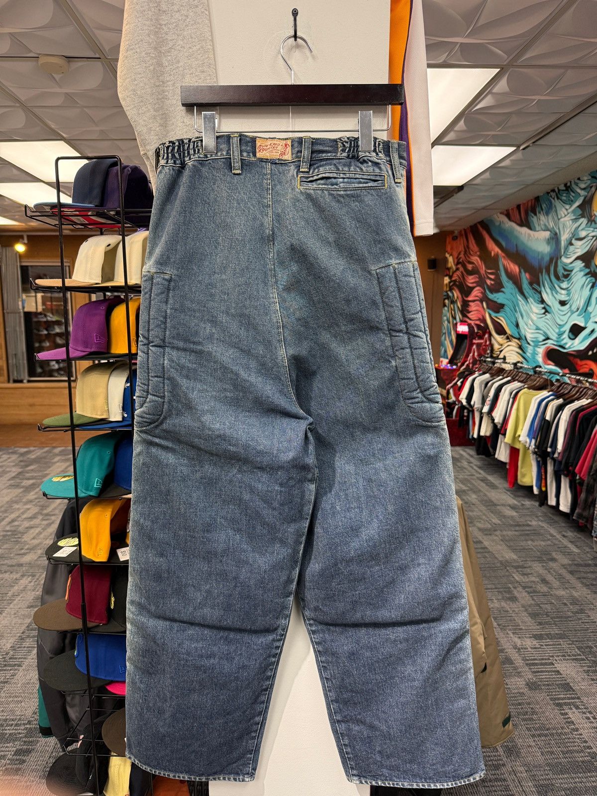 Kapital Kapital 14oz Denim Kountry Motocross Todoterreno Pants Size US 38 / EU 54 - 4 Thumbnail