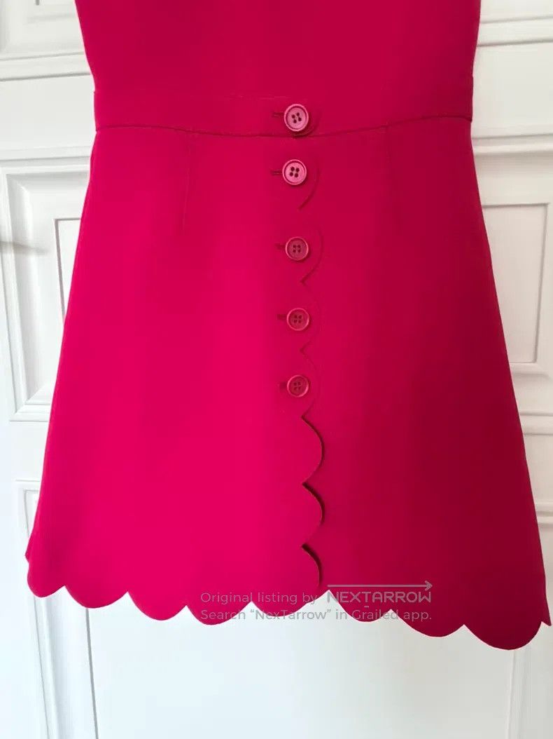 Valentino Valentino A red sleeveless dress Size L / US 10 / IT 46 - 3 Thumbnail