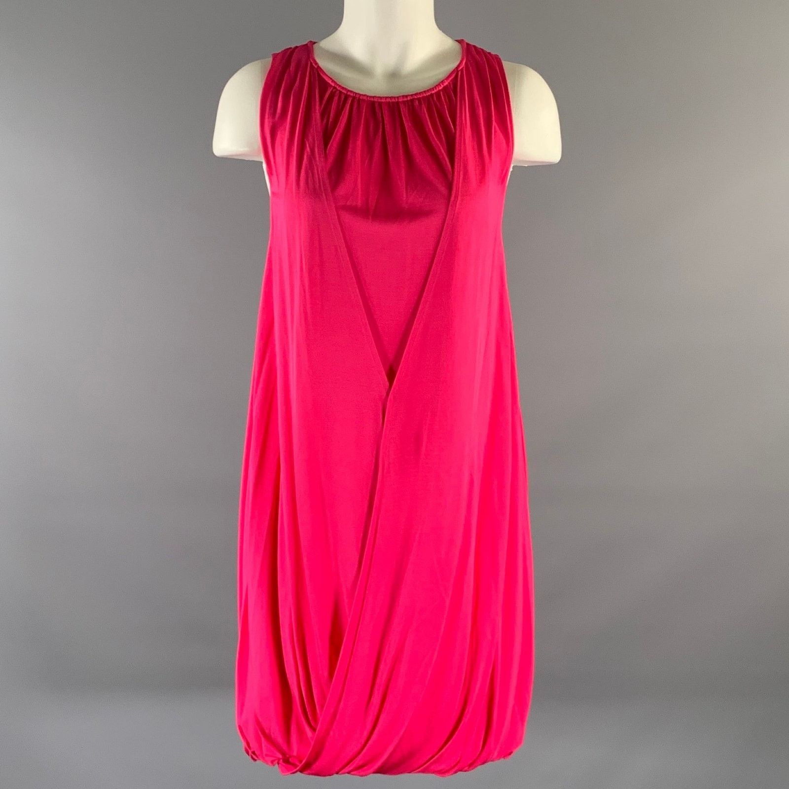 Alice + Olivia ALICE + OLIVIA Size XS Pink Viscose Silk Sleeveless Dress Size XS / US 0-2 / IT 36-38 - 1 Thumbnail