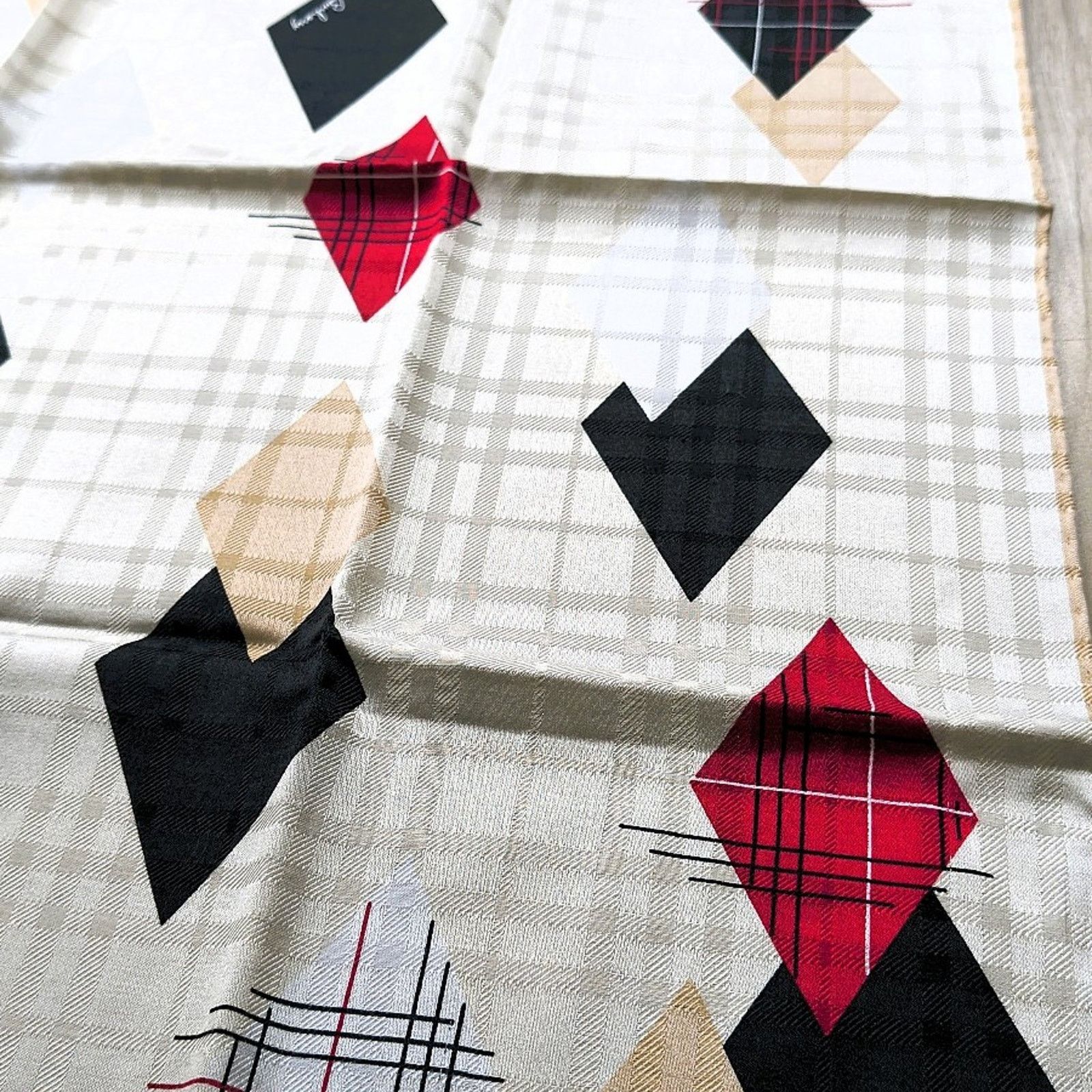 Burberry Burberry Nova Check Design - Silk Handkerchief Scarf Size ONE SIZE - 6 Thumbnail