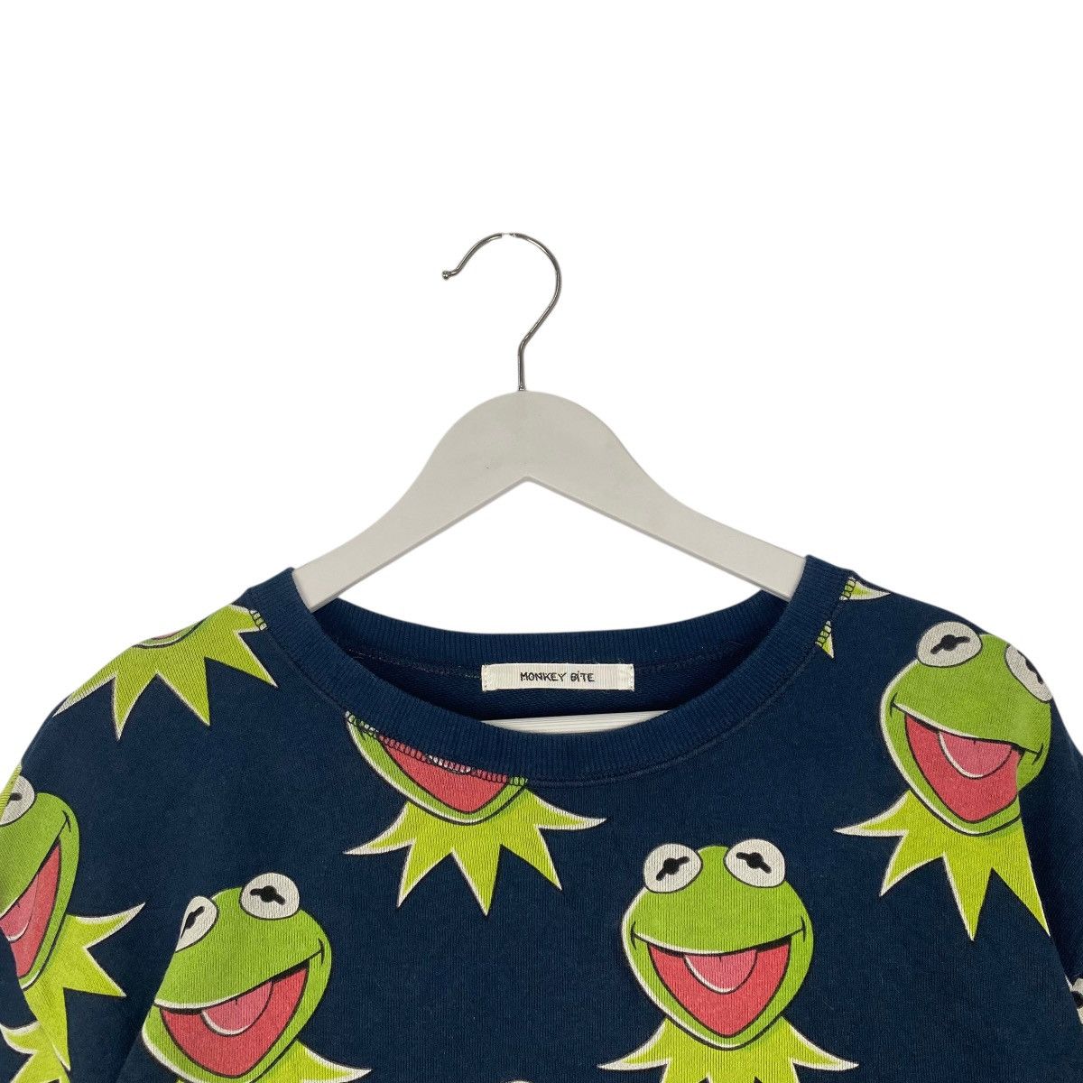 Other Vintage Monkey Bite Kermet the Frog Cropped Sweatshirt Size US S / EU 44-46 / 1 - 4 Thumbnail