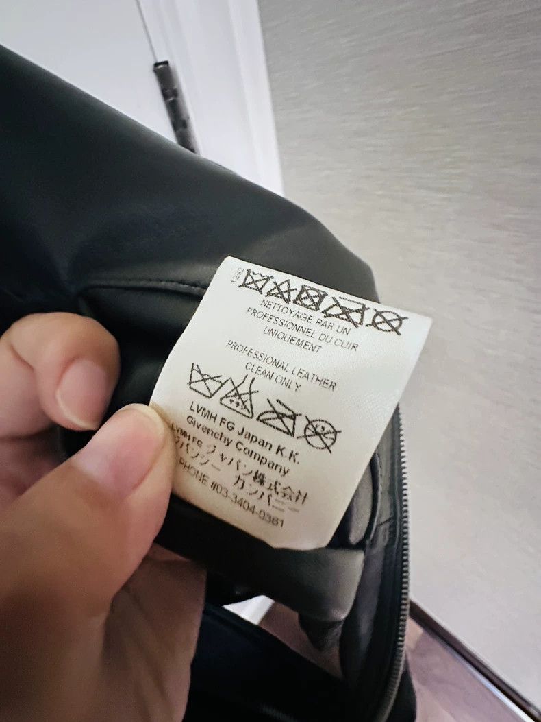 Givenchy Givenchy Black hooded leather jacket, size S, made in Ital Size US S / EU 44-46 / 1 - 9 Thumbnail