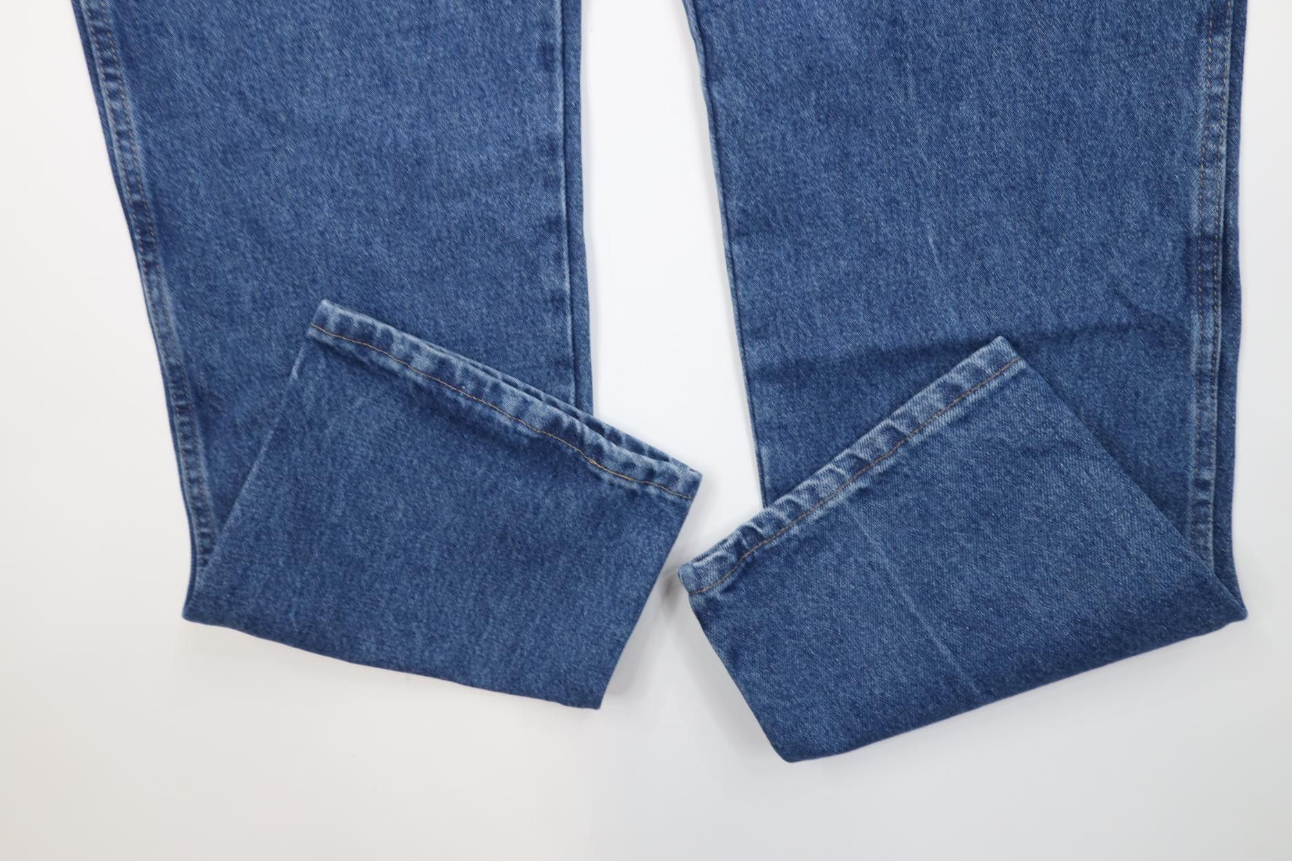Wrangler Deadstock Vintage Y2K Wrangler Straight Leg Denim Jeans Blue Size US 36 / EU 52 - 5 Thumbnail