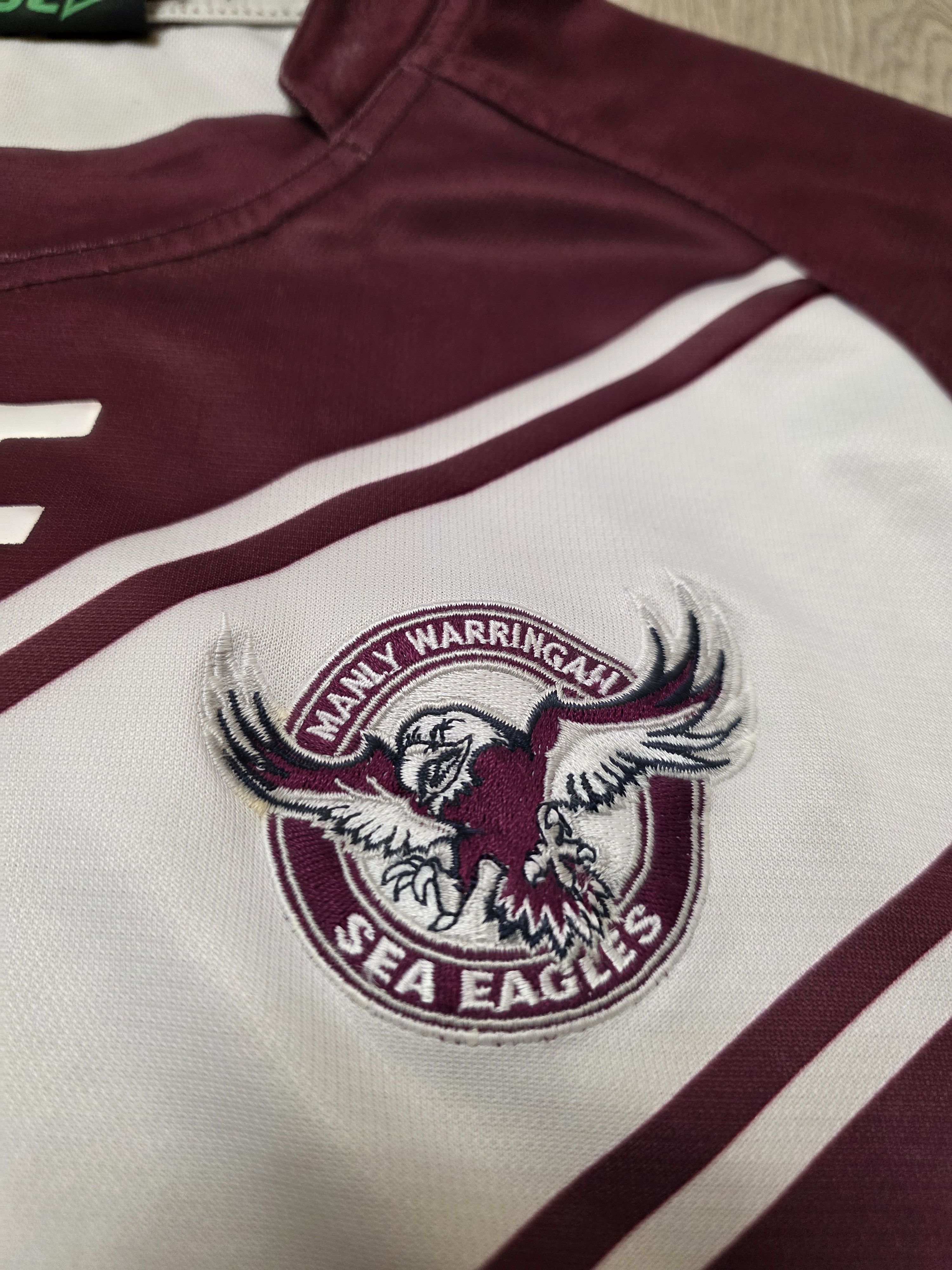 Vintage MANLY WARRINGAH SEA EAGLES JERSEY NRL RUGBY JERSEY AUSTRALIA Size US XXL / EU 58 / 5 - 5 Thumbnail