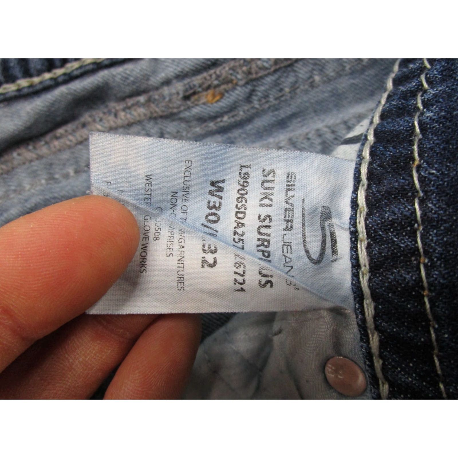 Silver Jeans Co. VTG Y2K Silver Jeans Co Suki Surplus Bootcut Blue Jeans Womens Size 30x32 Size 30" / US 8 / IT 44 - 5 Thumbnail
