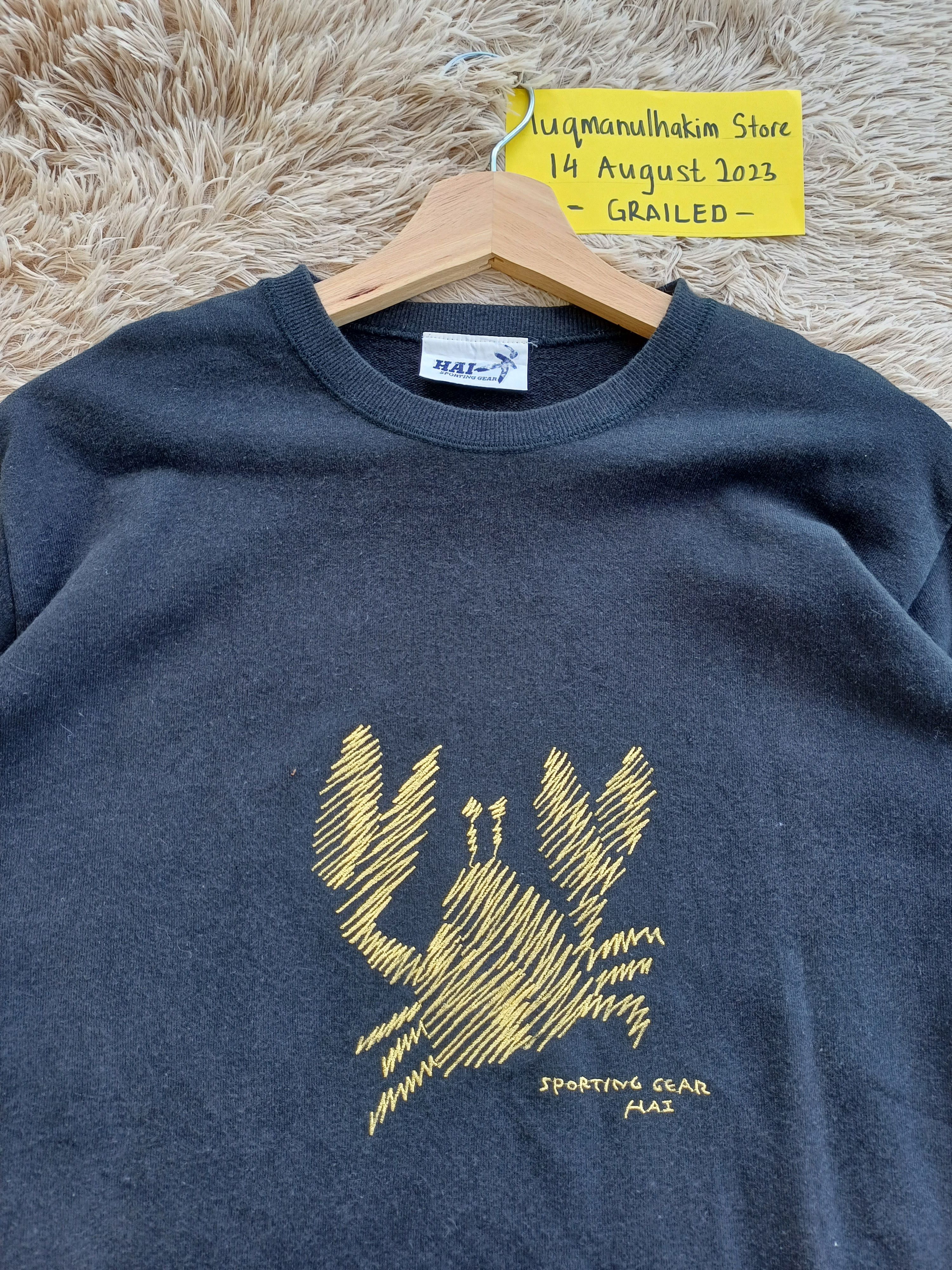 Issey Miyake Rare Vintage Hai Sporting Gear Crab Pullover Sweatshirt Size US L / EU 52-54 / 3 - 5 Thumbnail