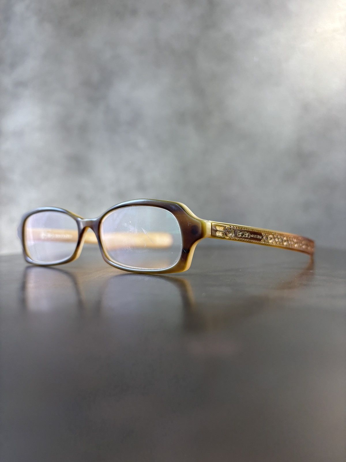 Bcbgmaxazria Vintage BCBG Eyeglasses Frames Made in Japan BG-141 MaxAzria Size ONE SIZE - 14 Thumbnail