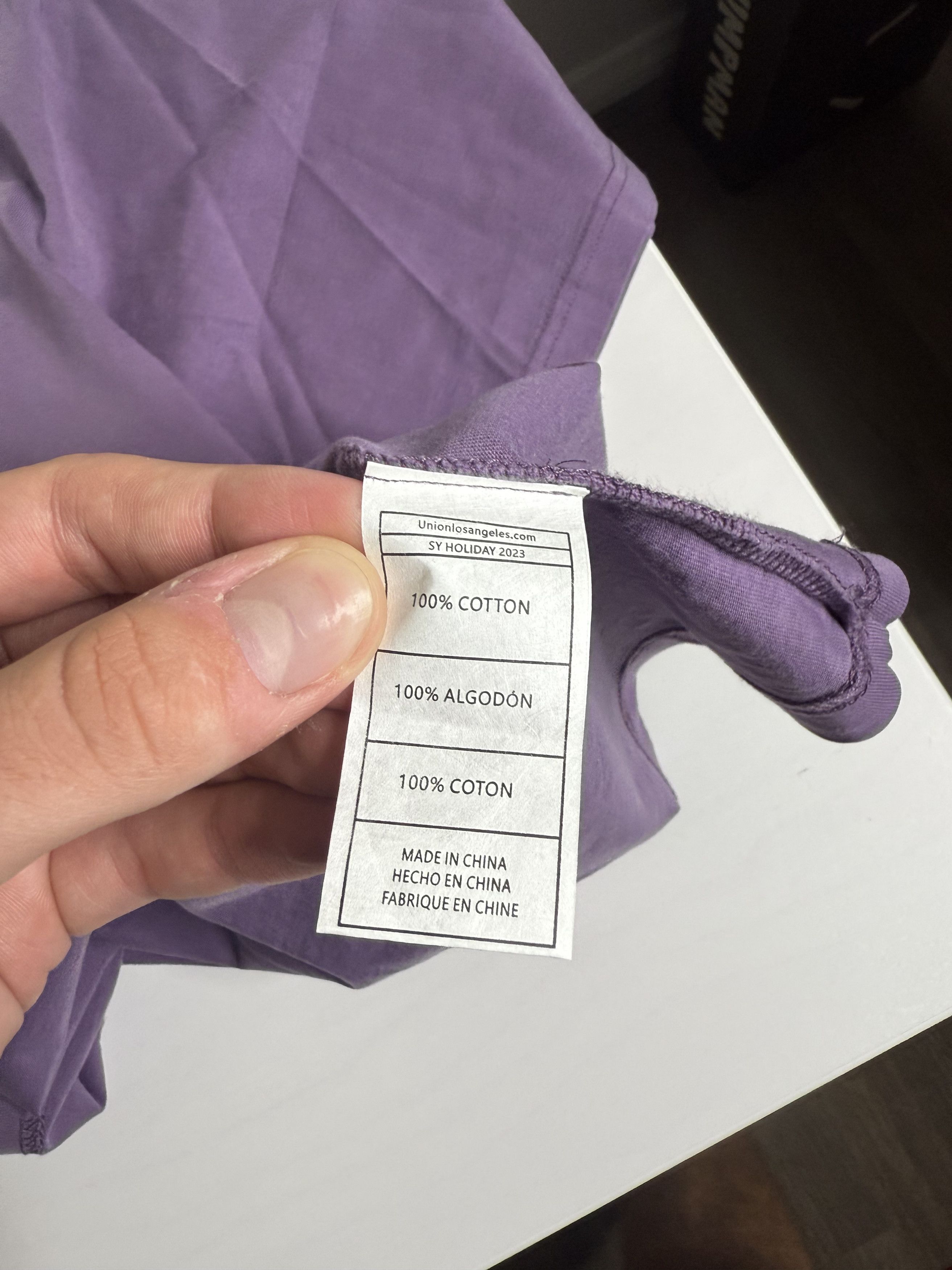 Union LA Union LA Lips Tee Purple Size US XL / EU 56 / 4 - 6 Thumbnail