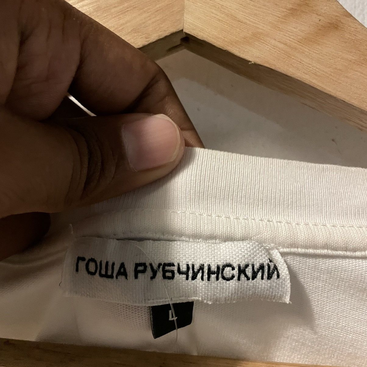 Designer × Gosha Rubchinskiy Gosha Rubchinskiy Script Tee Size US M / EU 48-50 / 2 - 3 Thumbnail
