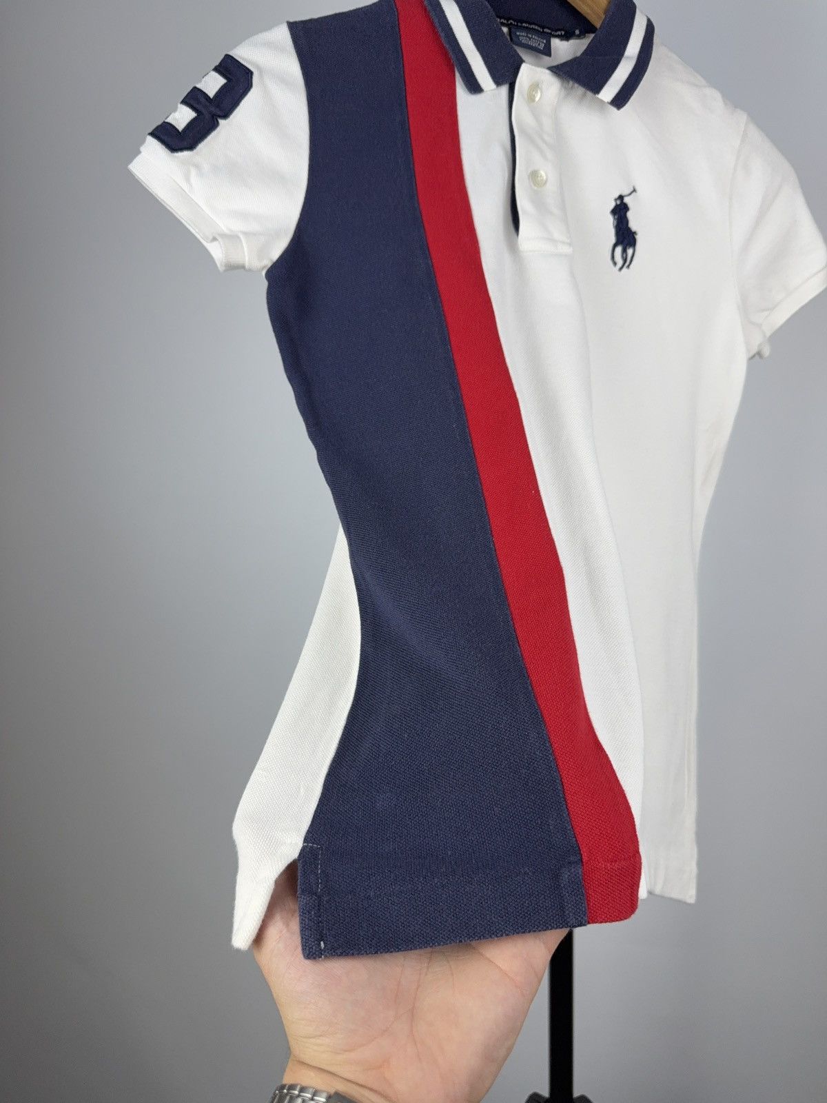 Polo Ralph Lauren Vintage 90s Polo Ralph Lauren Big Pony 3 USA Retro Polos Size S / US 4 / IT 40 - 6 Thumbnail