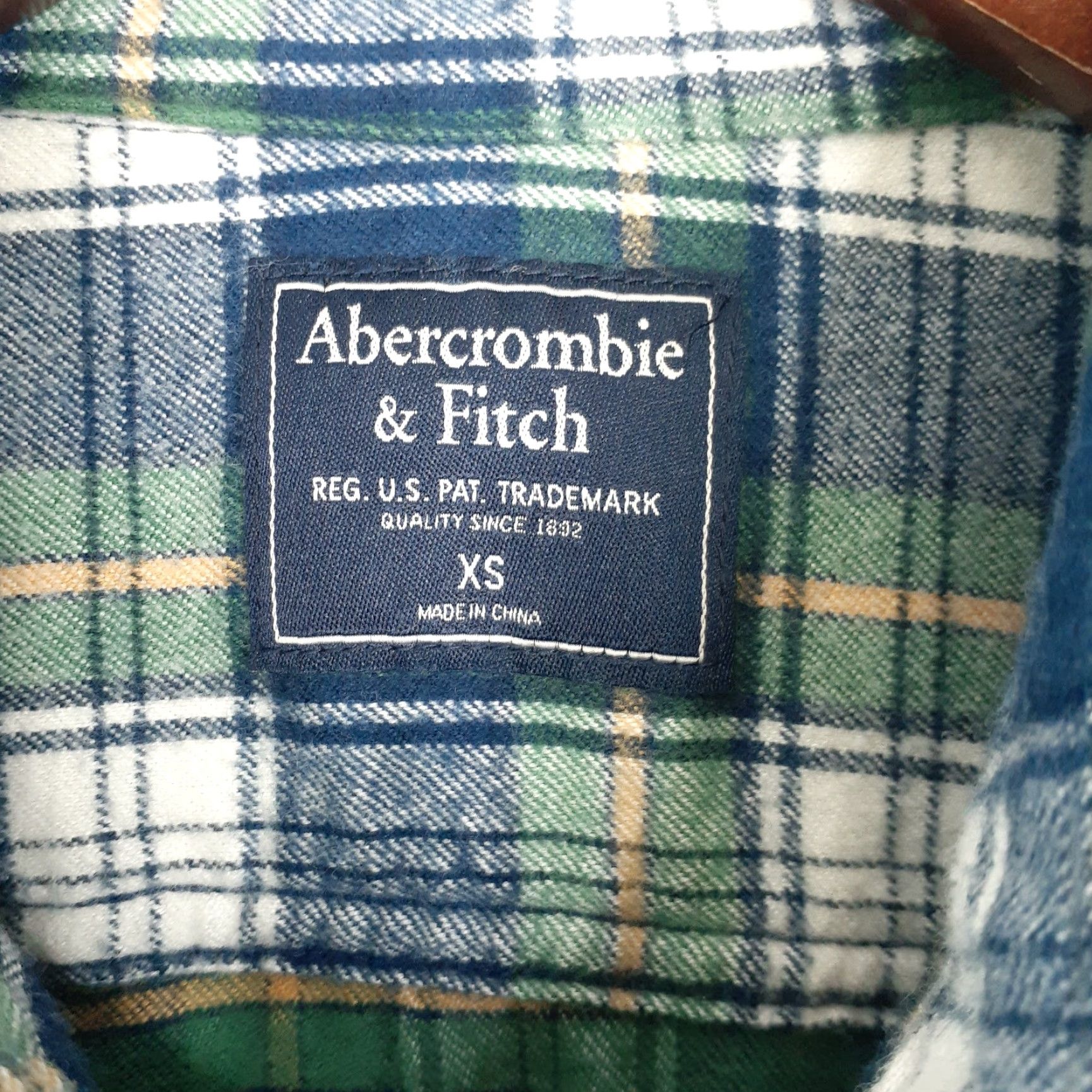 Abercrombie & Fitch Abercrombie & Fitch Button-Up Long Sleeve Plaid Flannel Shirt Mens XS Multicolor Size US XS / EU 42 / 0 - 7 Thumbnail