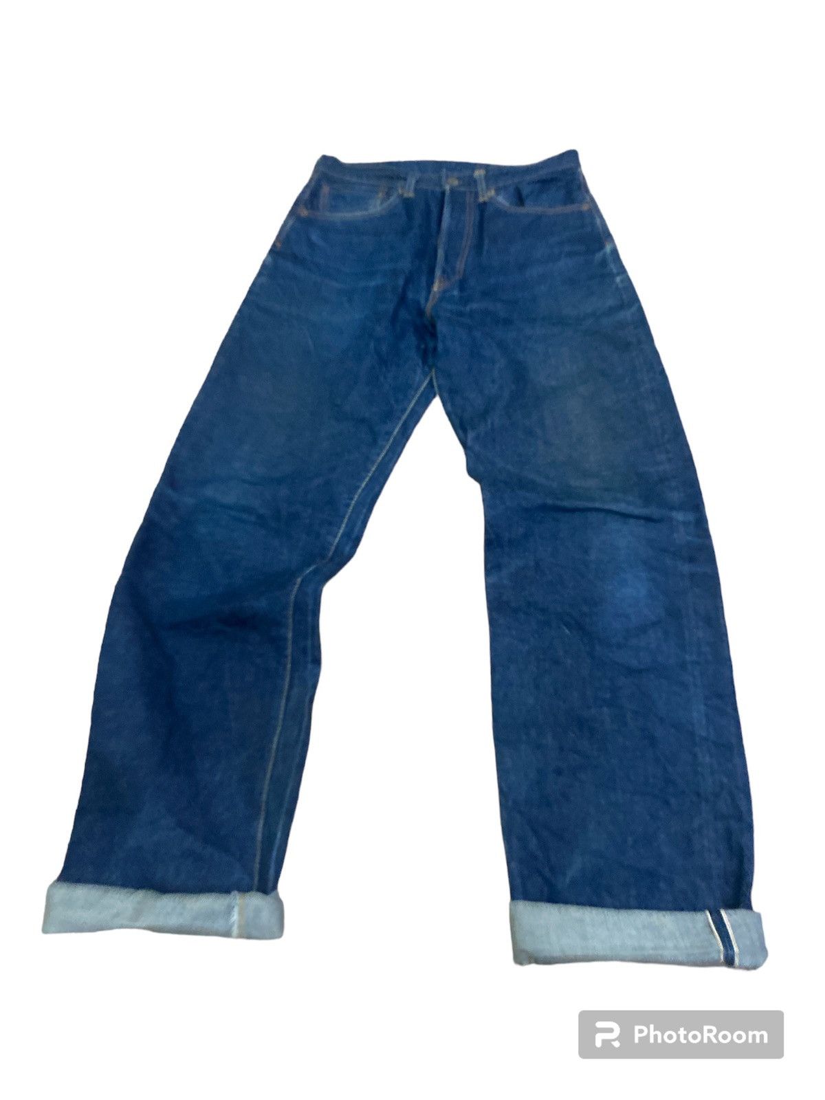 Harley Davidson × Sugar Cane Vintage Harley Davidson X Sugarcane denim selvedge jeans Size US 30 / EU 46 - 1 Thumbnail