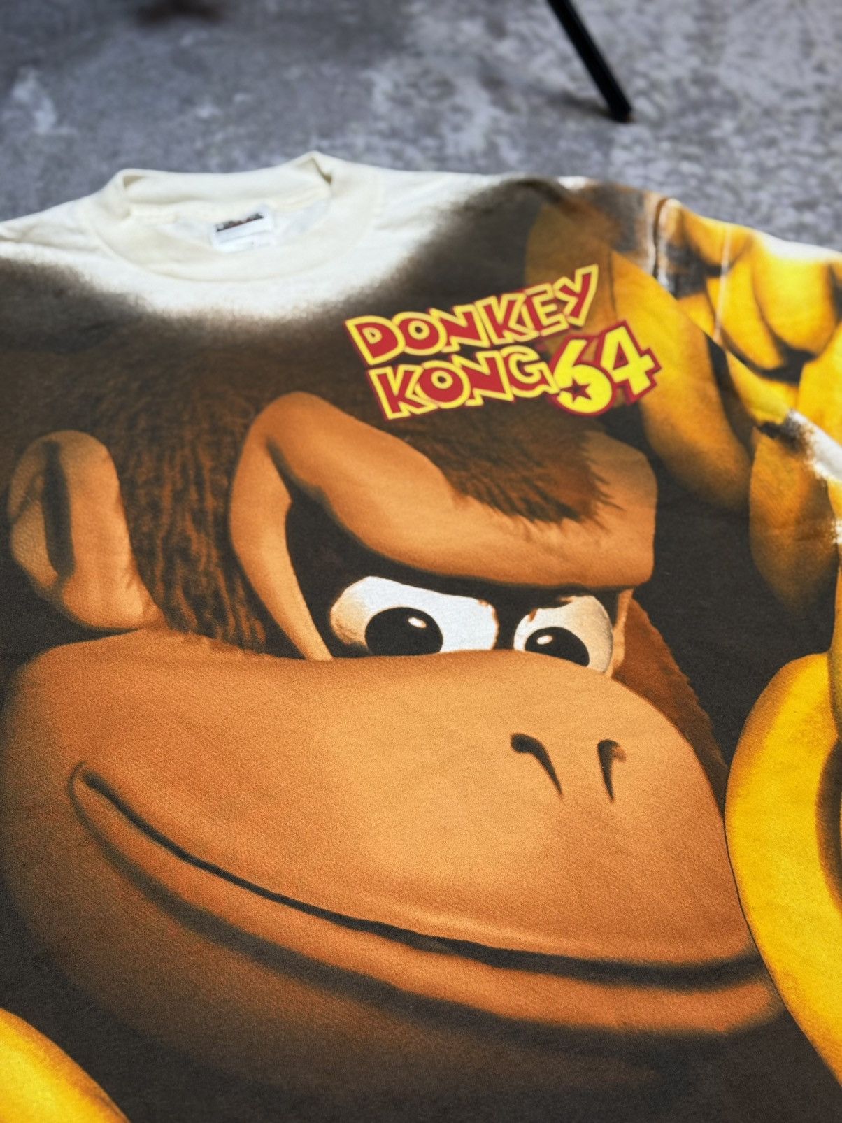 Nintendo Vintage Donkey Kong 64 AOP Tee XL Nintendo Rare 90s Size US XL / EU 56 / 4 - 11 Thumbnail