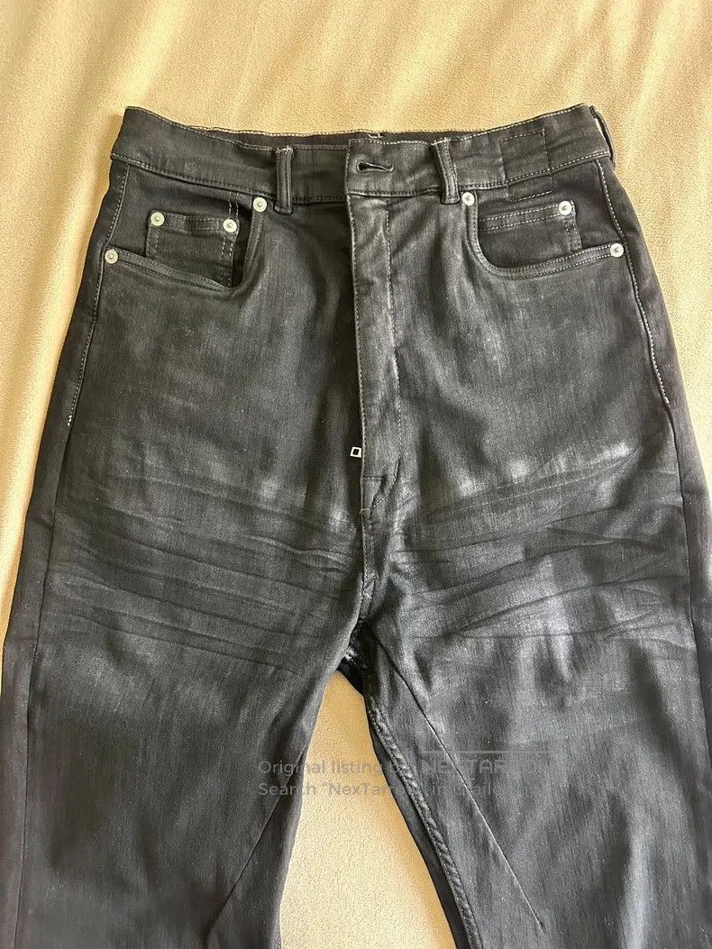 Rick Owens Rick Owens Drkshdw Black Flared Denim Pants. Size US 31 - 4 Thumbnail