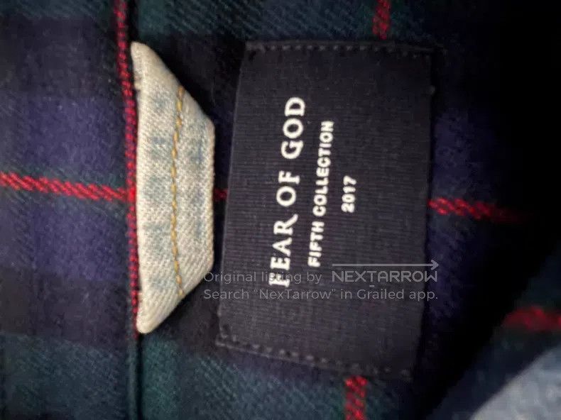 Fear of God Fear of God Season 5 wool plaid shirts Size US S / EU 44-46 / 1 - 2 Thumbnail