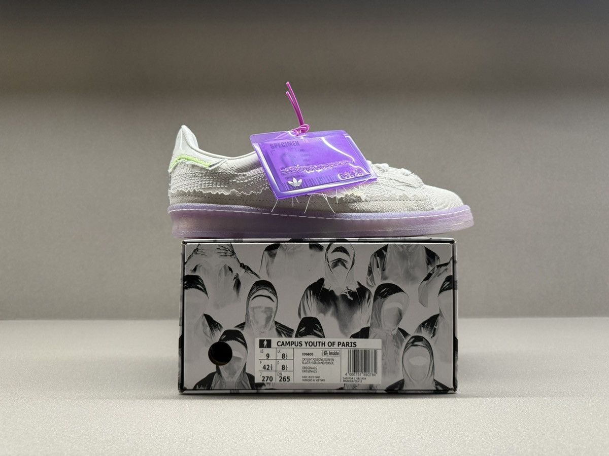 Adidas × Youth Of Paris Adidas Campus 80s Youth of Paris Crystal White Size US 9 / EU 42 - 4 Thumbnail