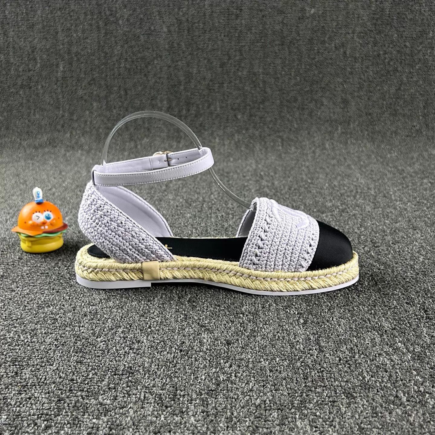 Chanel Chanel Women's Purple Woven Fisherman Sandal 38 Size US 7.5 / IT 37.5 - 4 Thumbnail