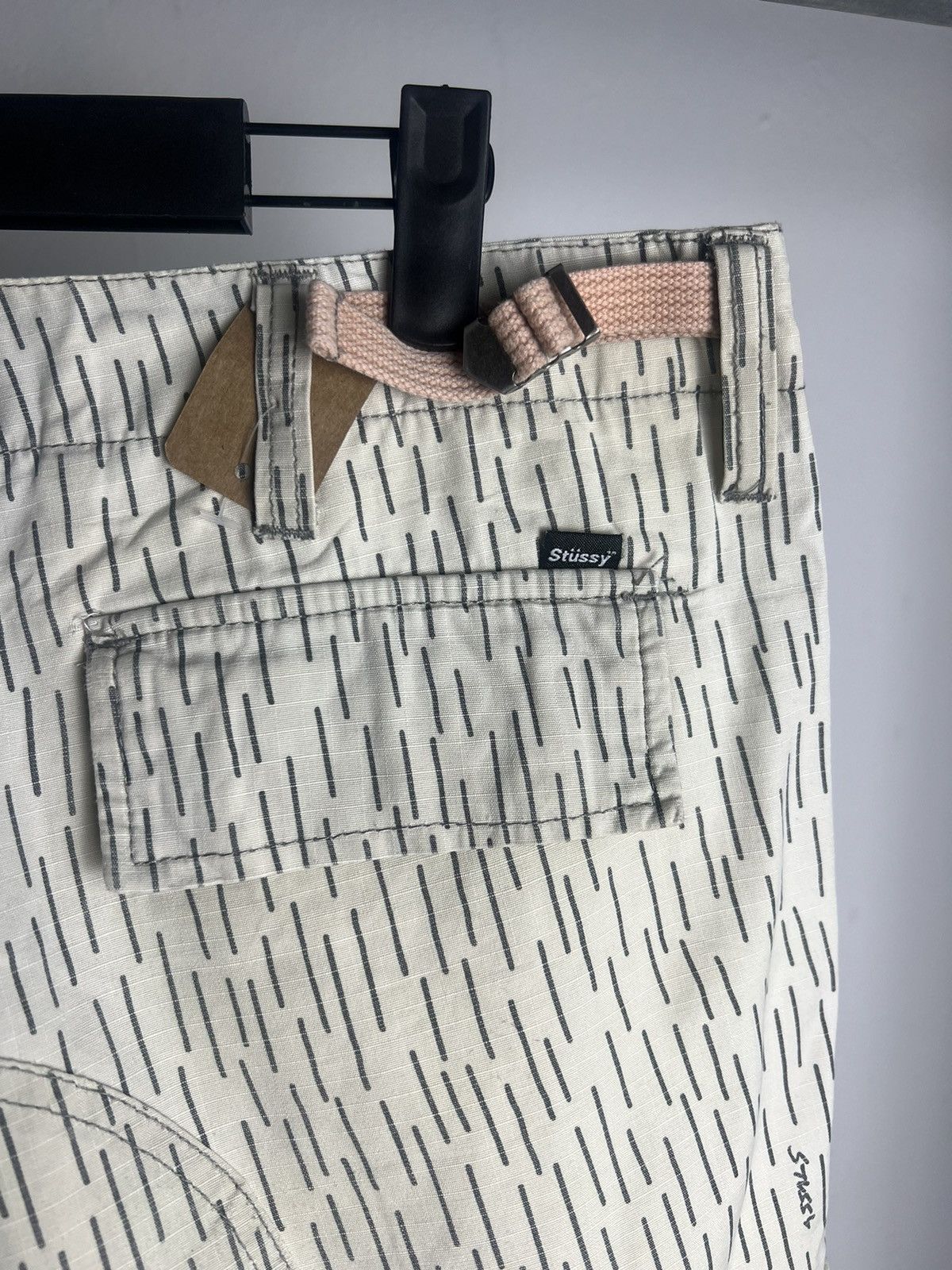Futura × Stussy 2000s Stussy X Futura Raindrop Shorts Cargo Size US 32 / EU 48 - 6 Thumbnail