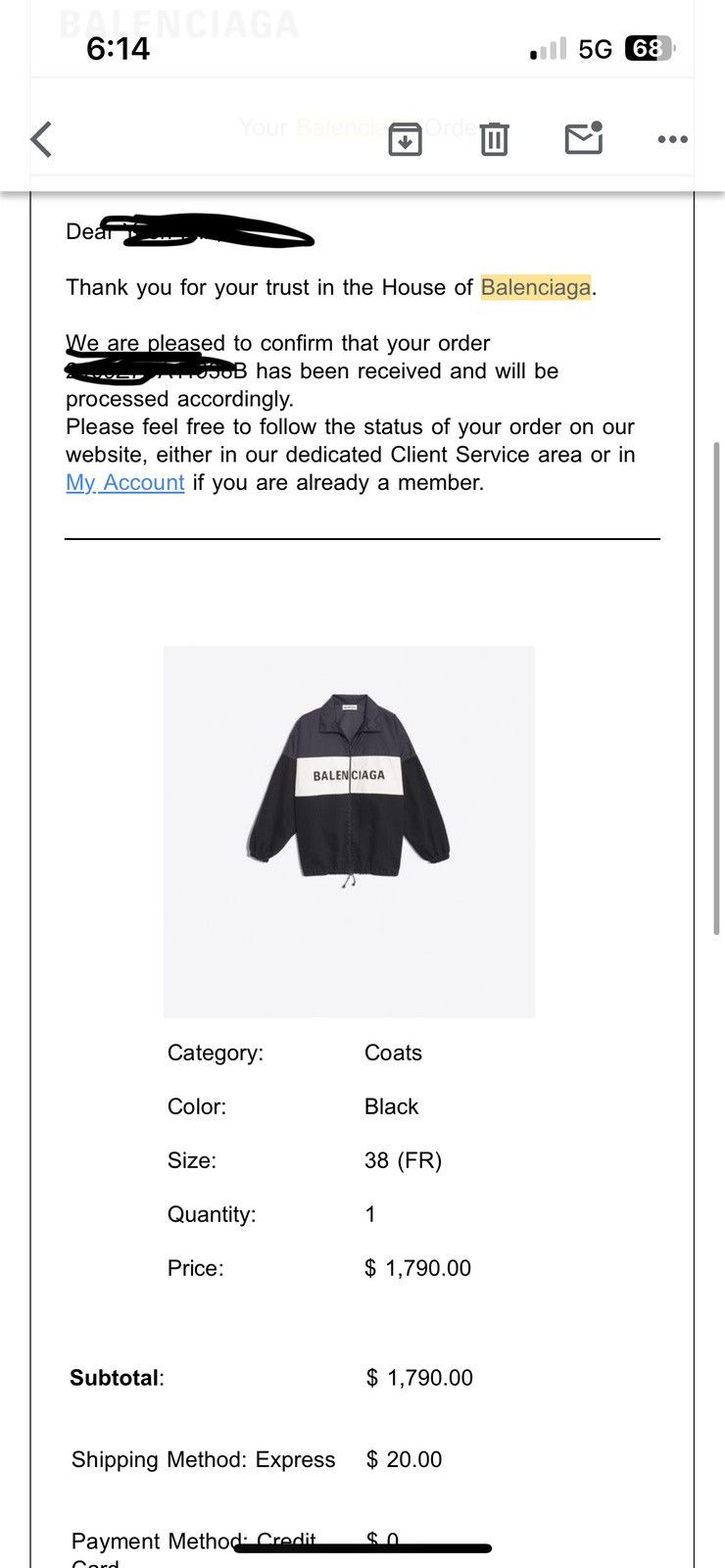 Balenciaga Balenciaga Zipped Denim Nylon Logo Track Jacket Size US S / EU 44-46 / 1 - 7 Thumbnail