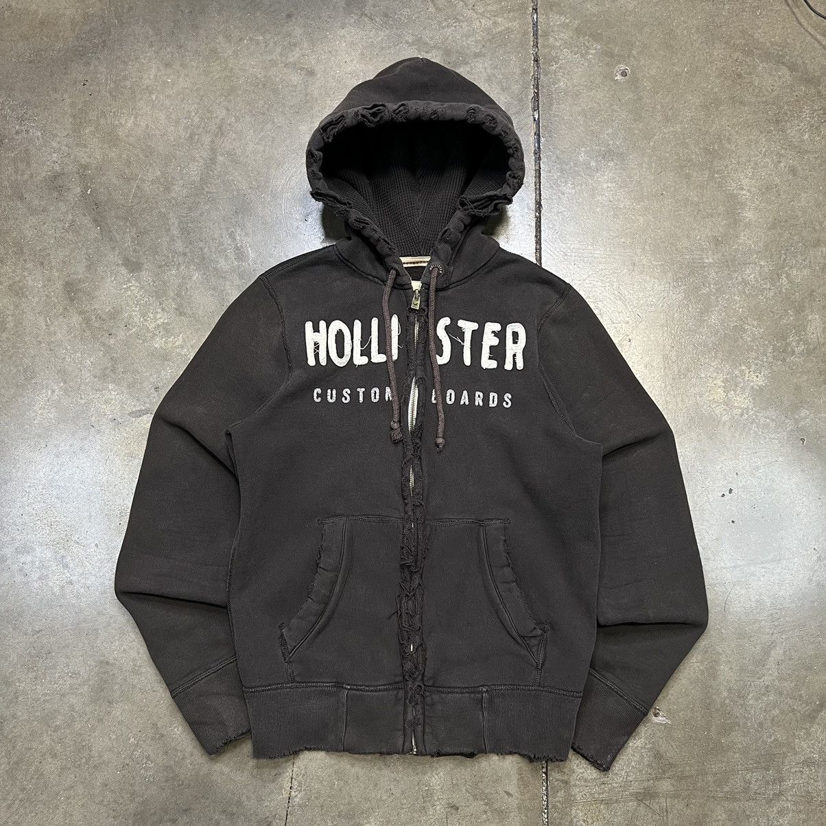 Hollister full zip hoodie sale