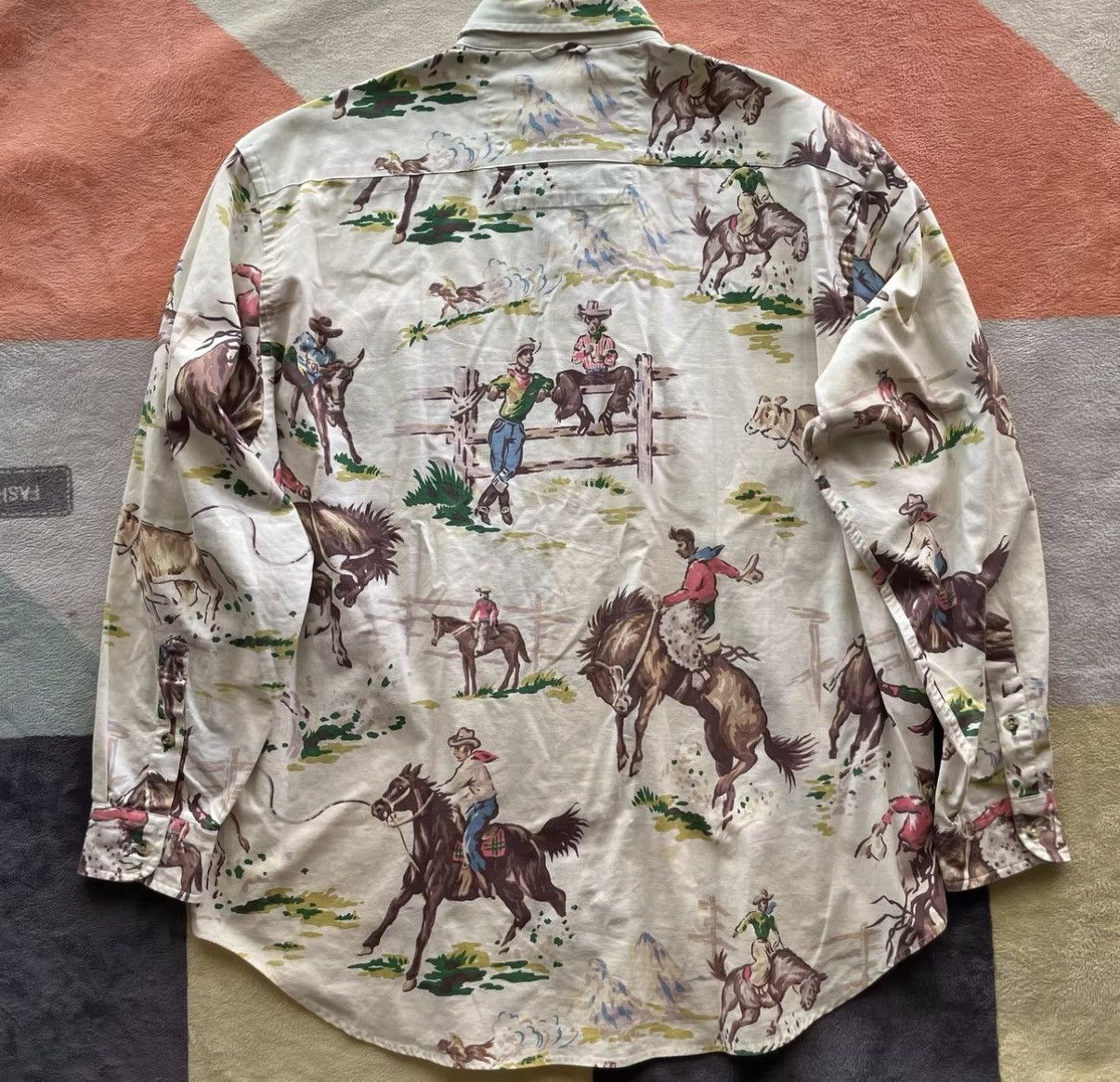 Tommy Hilfiger Tommy Hilfiger Western Ranch Print Shirt K22 Size US M / EU 48-50 / 2 - 3 Thumbnail